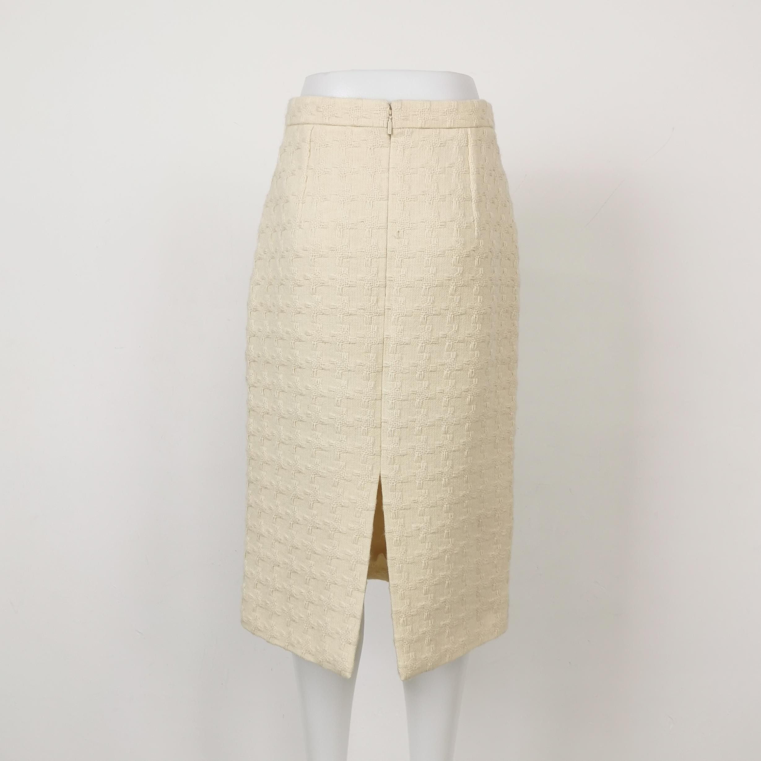 Gucci Gucci Wool Alpaca Blend Midi Skirt Size 38 Size 26" / US 2 / IT 38 - 2 Thumbnail