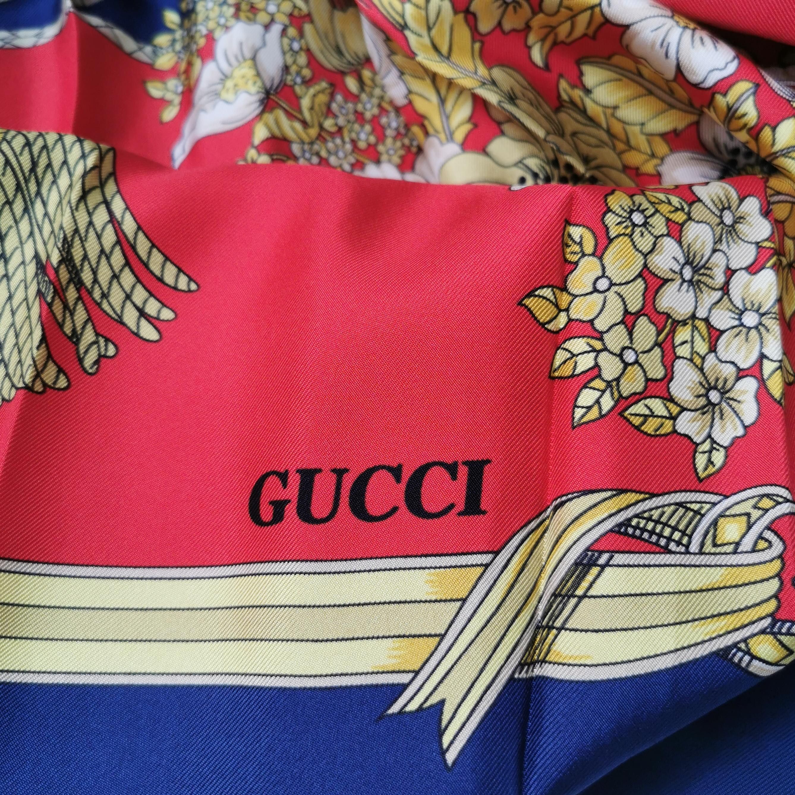 Gucci Gucci Floral Print Silk Midi Skirt Size 36 Size 25" / US 0 / IT 36 - 3 Thumbnail