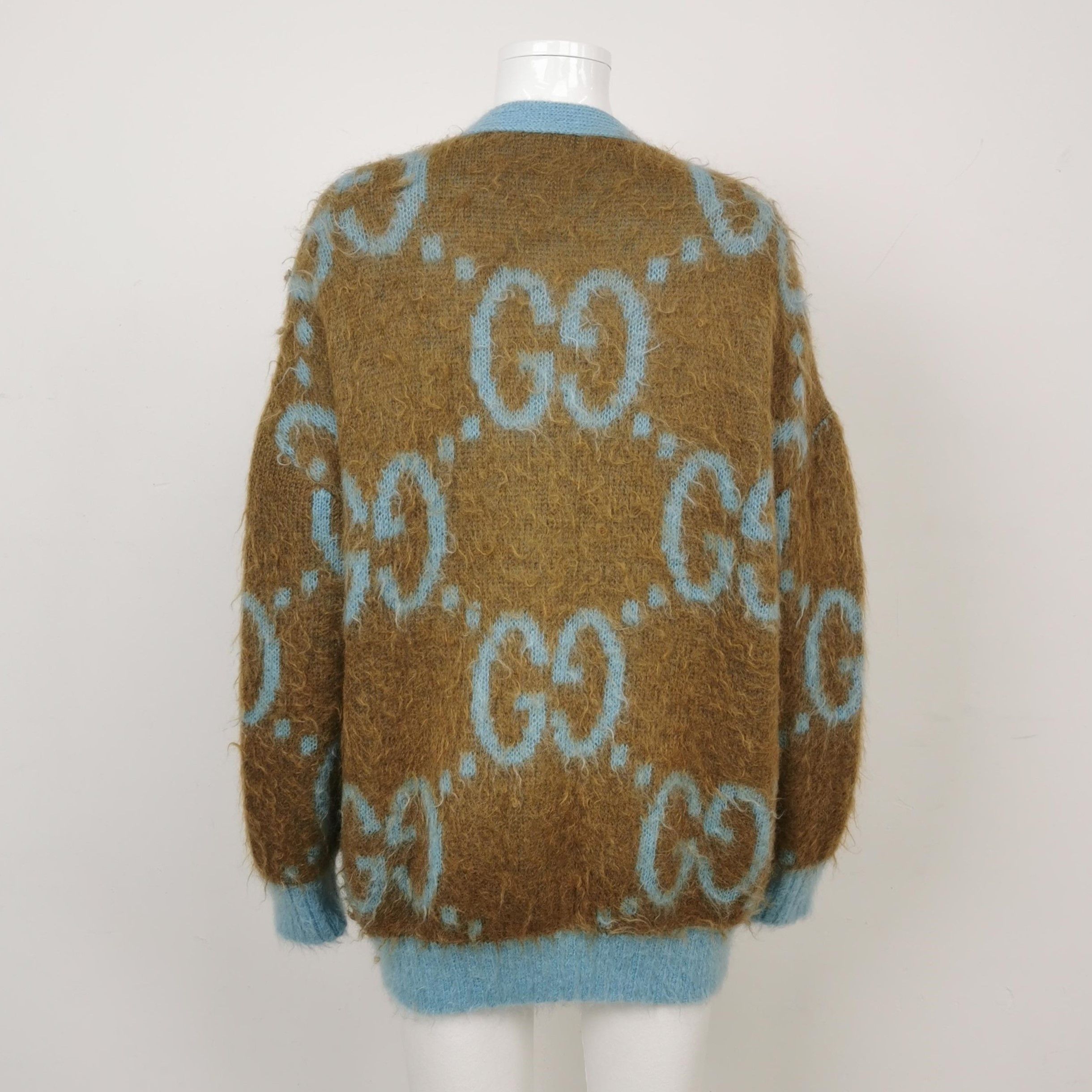Gucci Gucci GG Mohair Blend Cardigan Size S Size S / US 4 / IT 40 - 2 Thumbnail