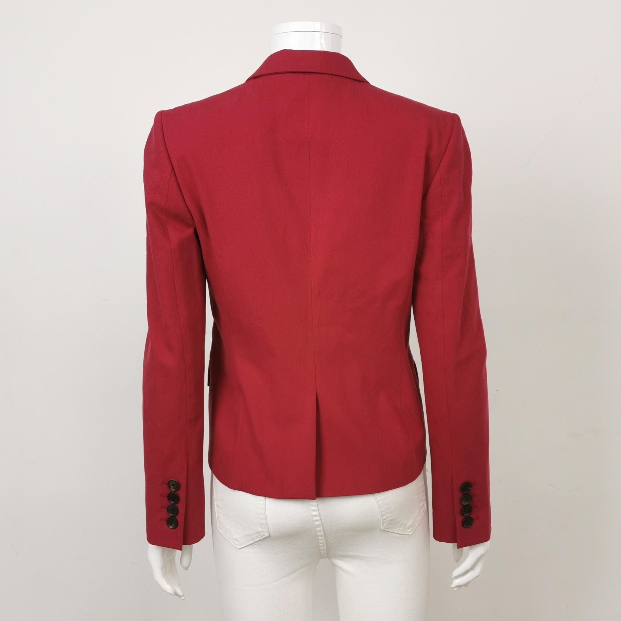 Gucci Gucci Double Breasted Cotton Blend Blazer Size 40 Size S / US 4 / IT 40 - 2 Thumbnail