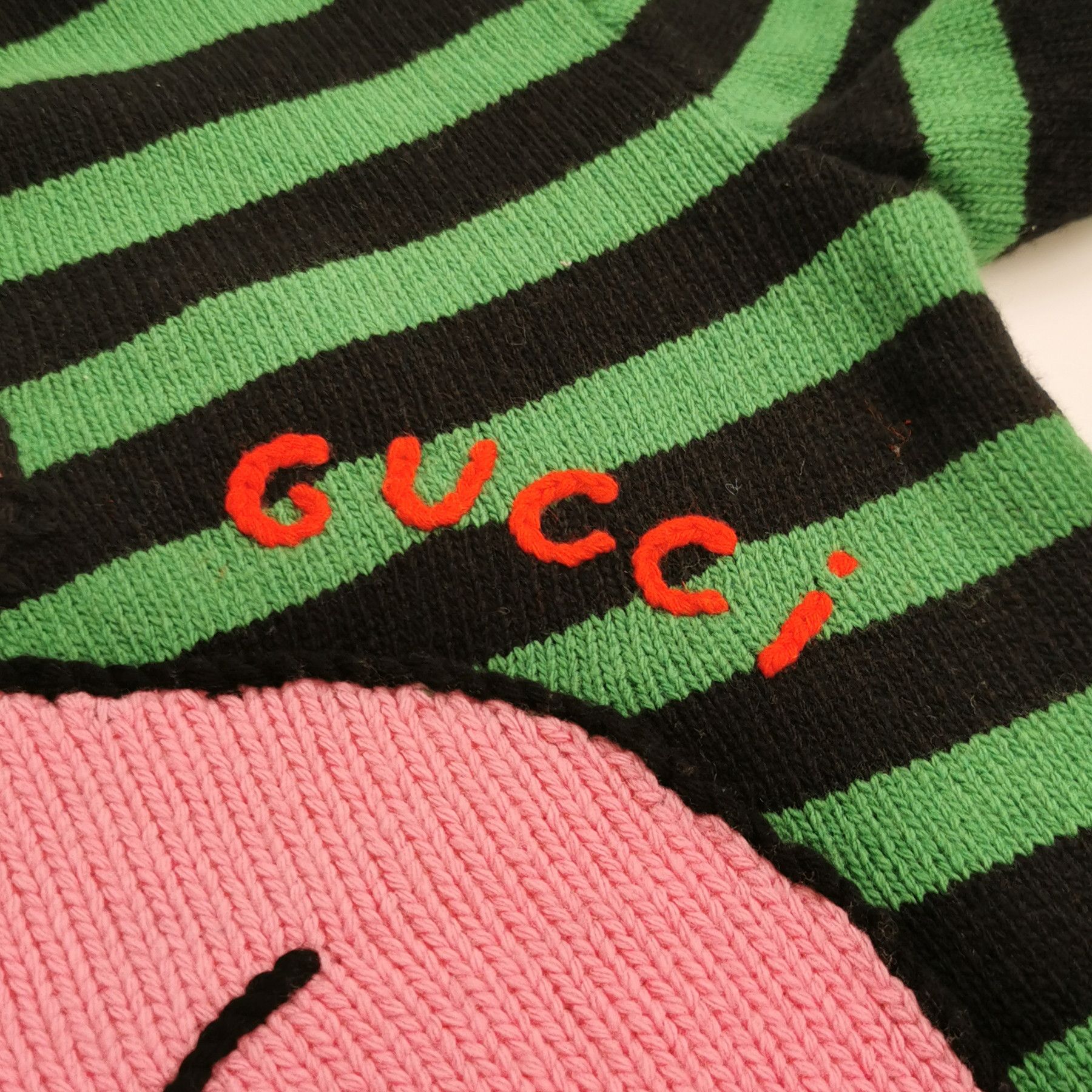 Gucci Gucci Cat Motif Striped Sweater Size XS Size US XS / EU 42 / 0 - 3 Thumbnail