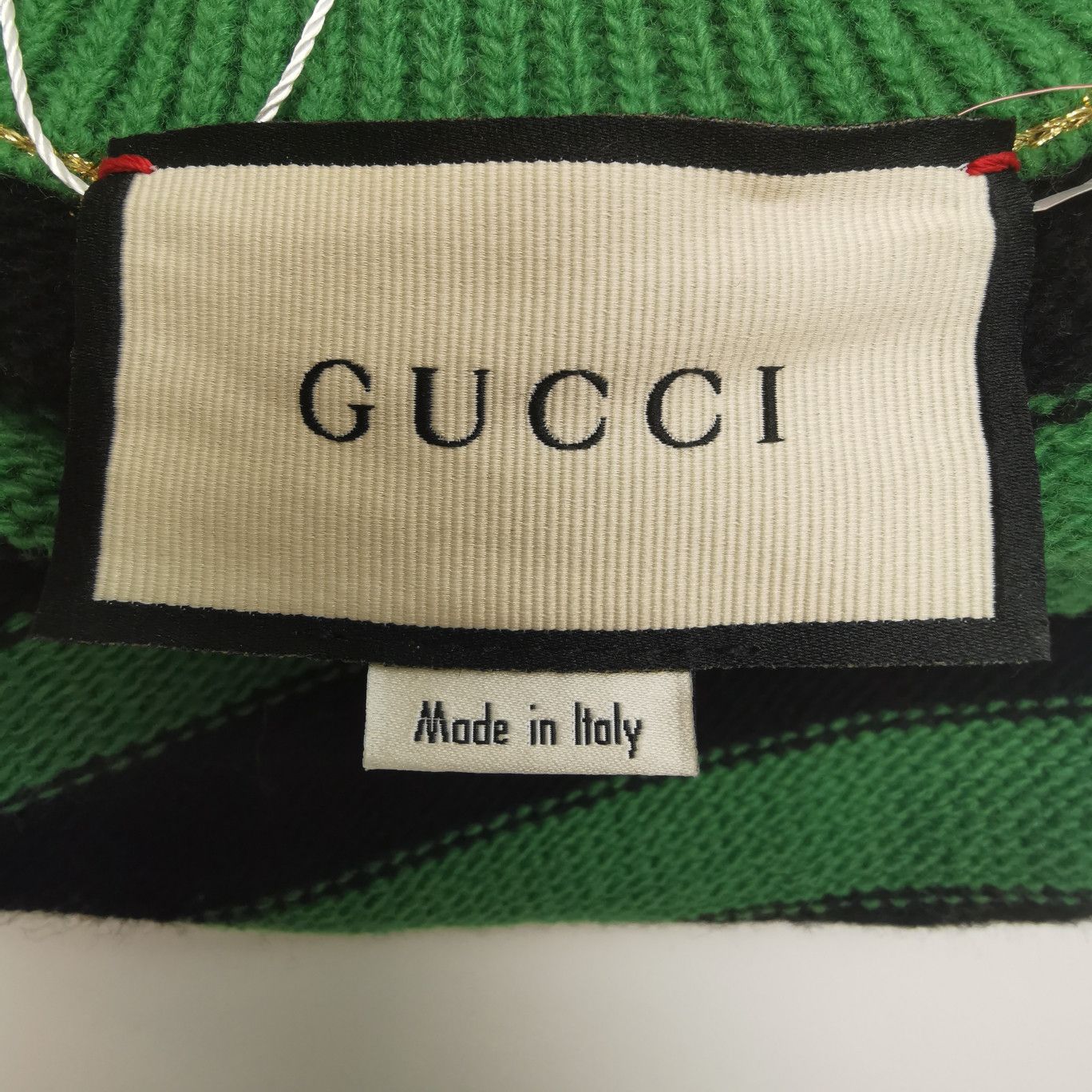 Gucci Gucci Cat Motif Striped Sweater Size XS Size US XS / EU 42 / 0 - 4 Thumbnail