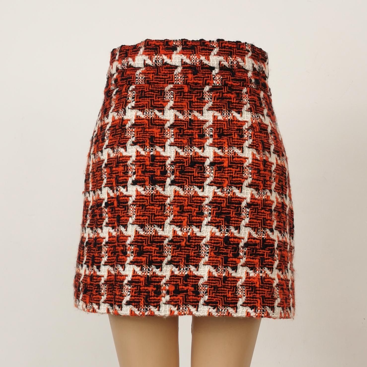 Gucci Gucci Plaid Wool Blend Mini Skirt Size IT 38 Size 26" / US 2 / IT 38 - 2 Thumbnail