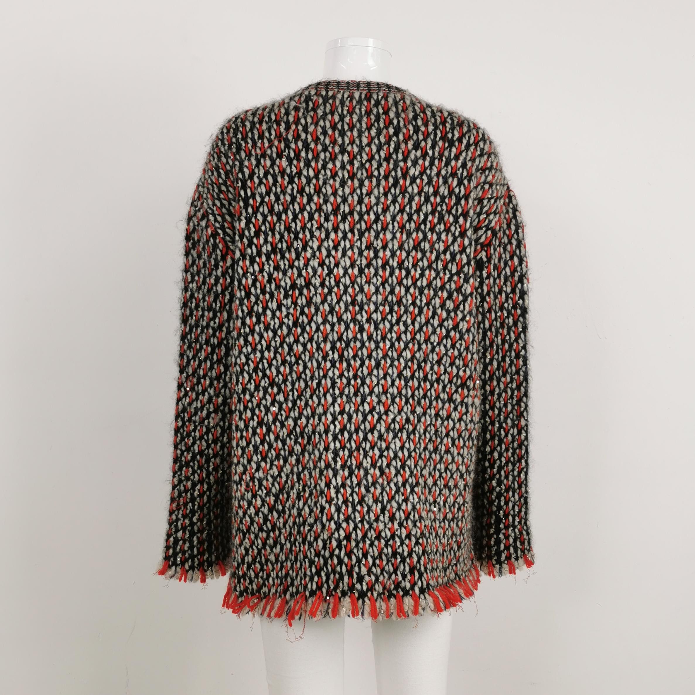 Gucci Gucci Textured Wool Mohair Blend Jacket Size S Size US S / EU 44-46 / 1 - 2 Thumbnail