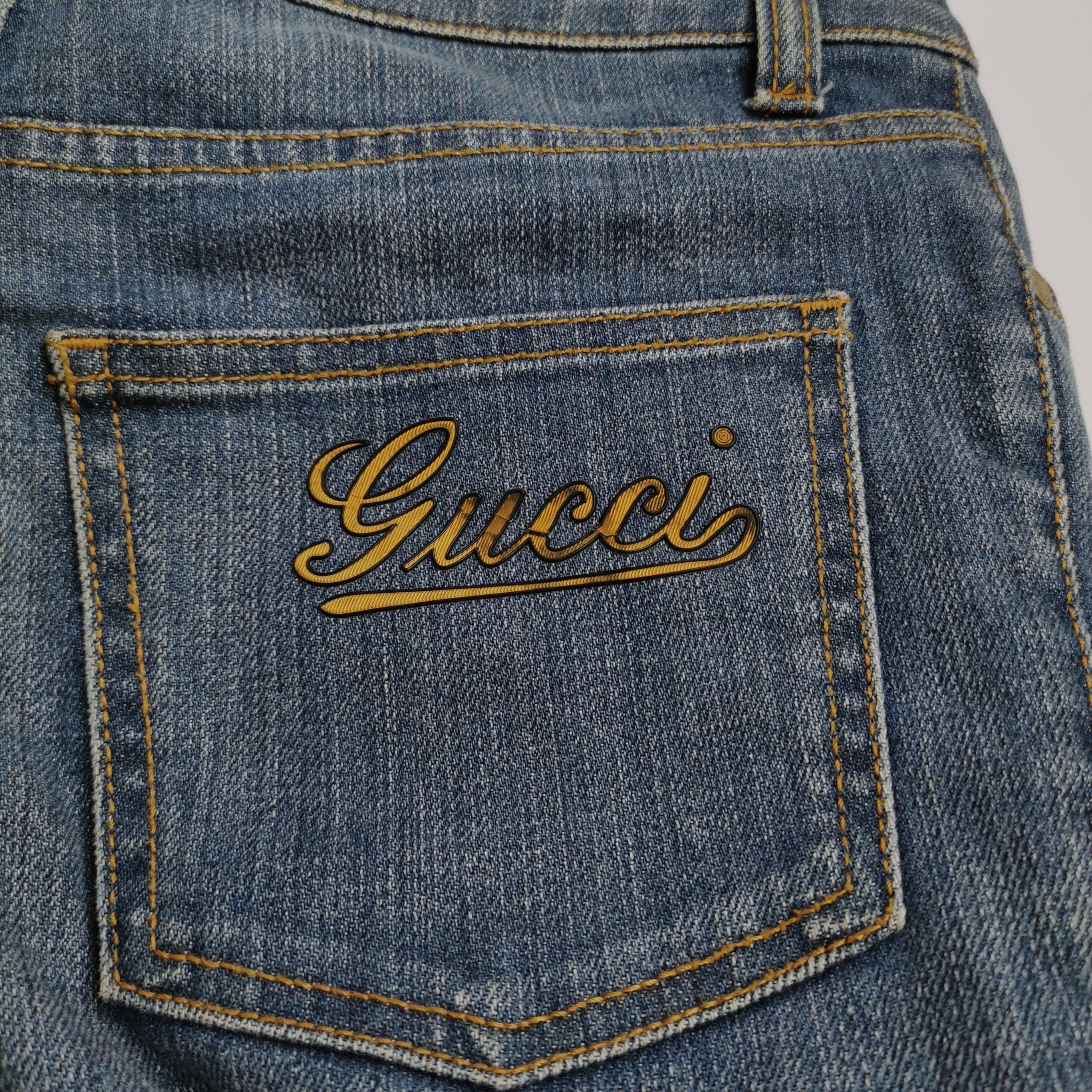 Gucci Gucci Blue Denim Jeans Size 38 IT Size 26" / US 2 / IT 38 - 3 Thumbnail