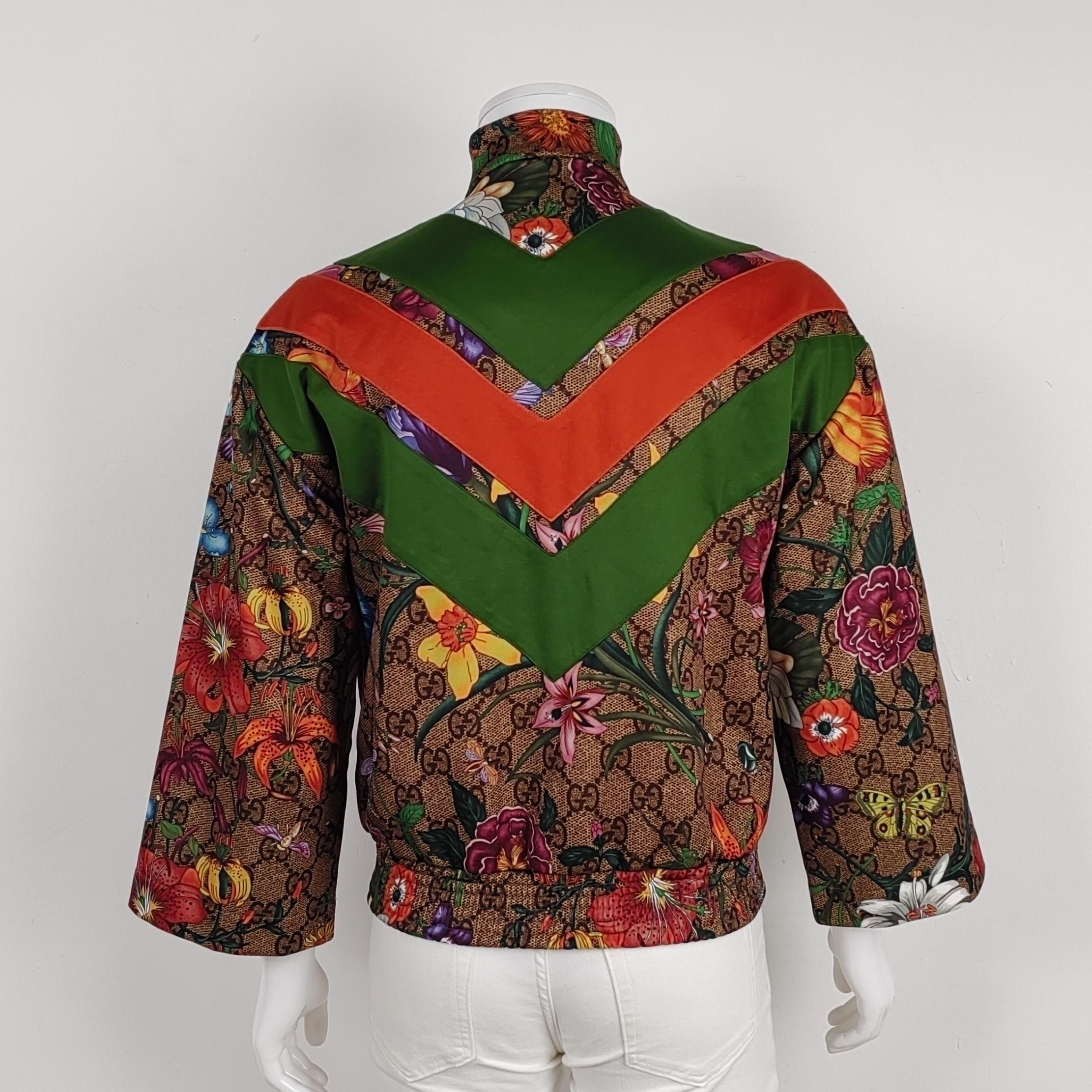 Gucci Gucci GG Floral Monogram Track Jacket Size XS Size US XS / EU 42 / 0 - 2 Thumbnail