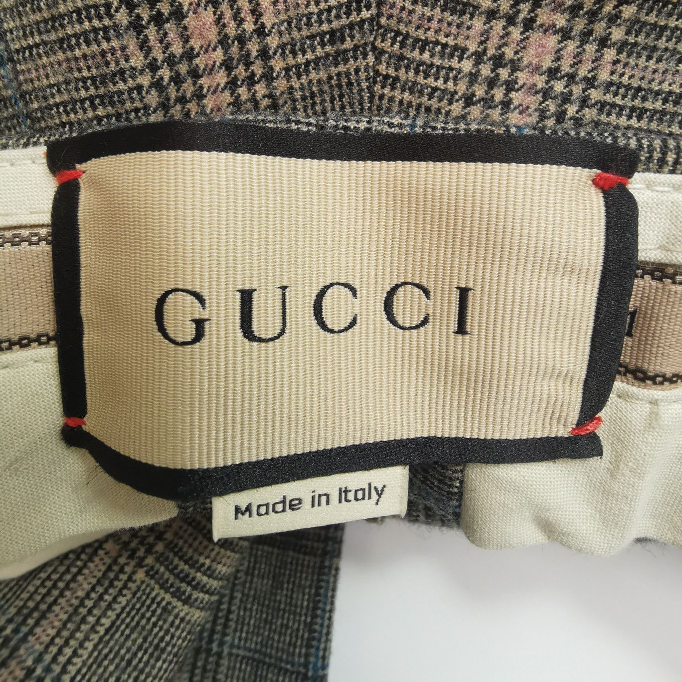Gucci Gucci Plaid Wool Trousers Size 36 Size 42R - 6 Thumbnail