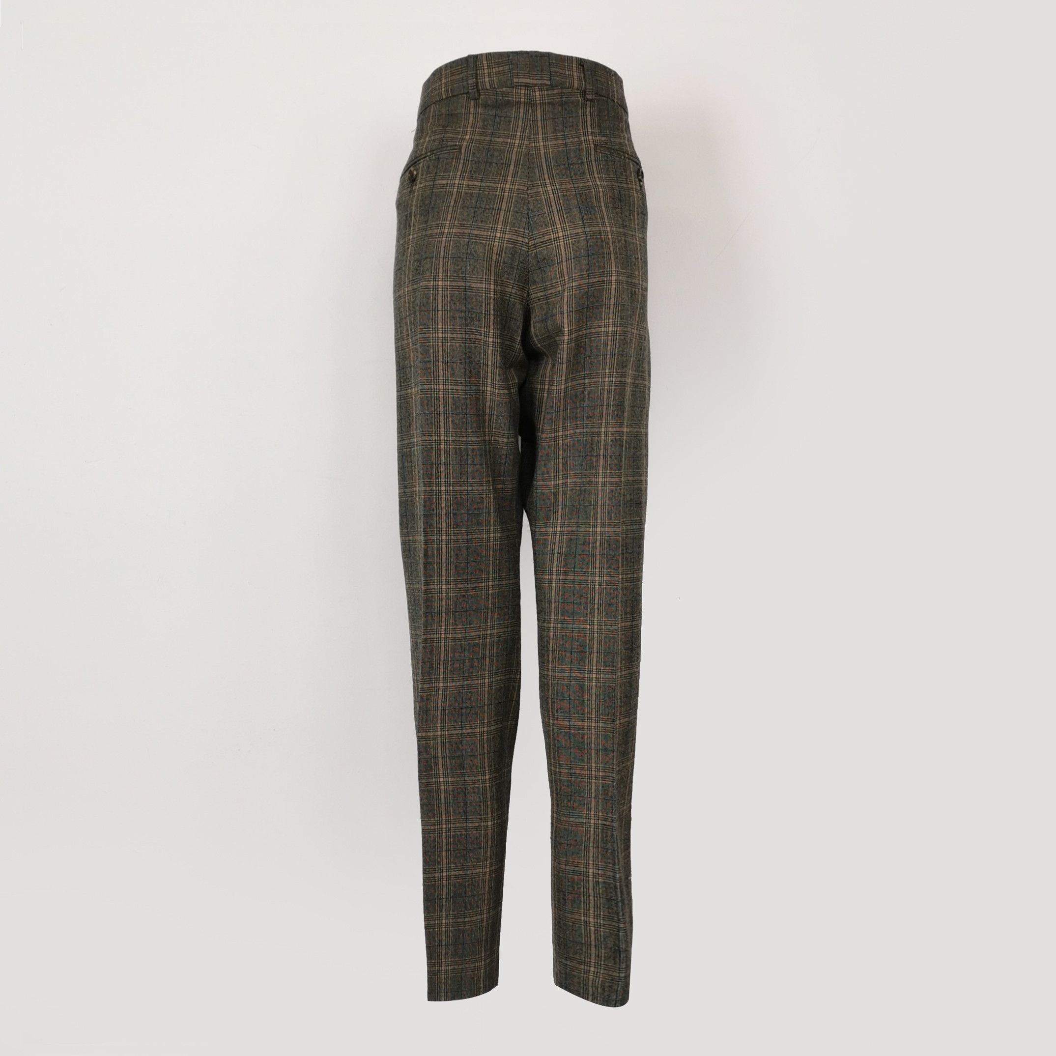 Gucci Gucci Plaid Wool Trousers Size 36 Size 42R - 2 Thumbnail