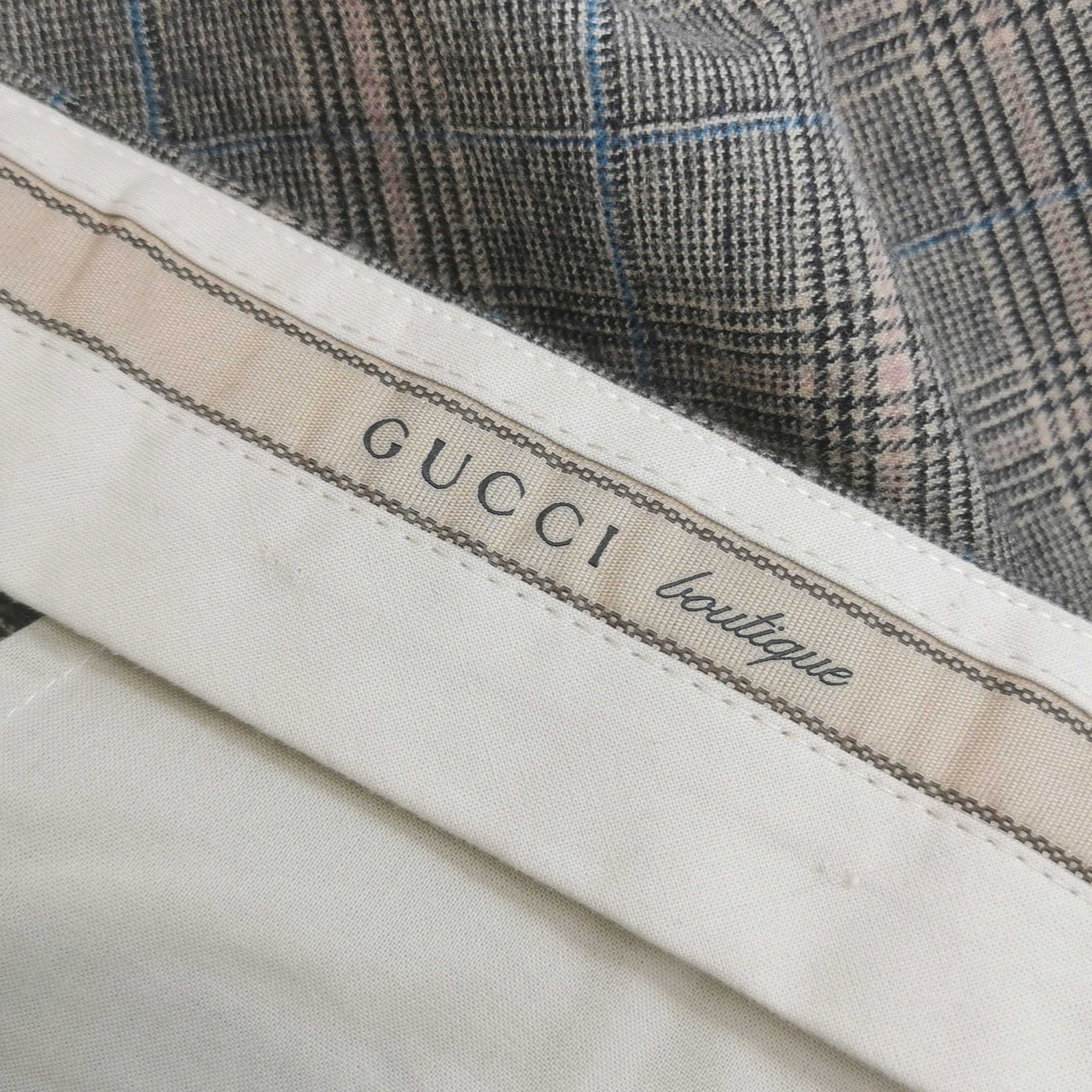 Gucci Gucci Plaid Wool Trousers Size 36 Size 42R - 10 Thumbnail