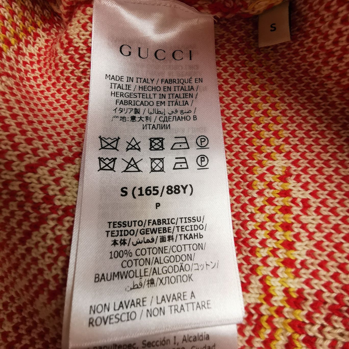Gucci Gucci Apple Pattern Knit Sweater Size S Size US S / EU 44-46 / 1 - 7 Thumbnail