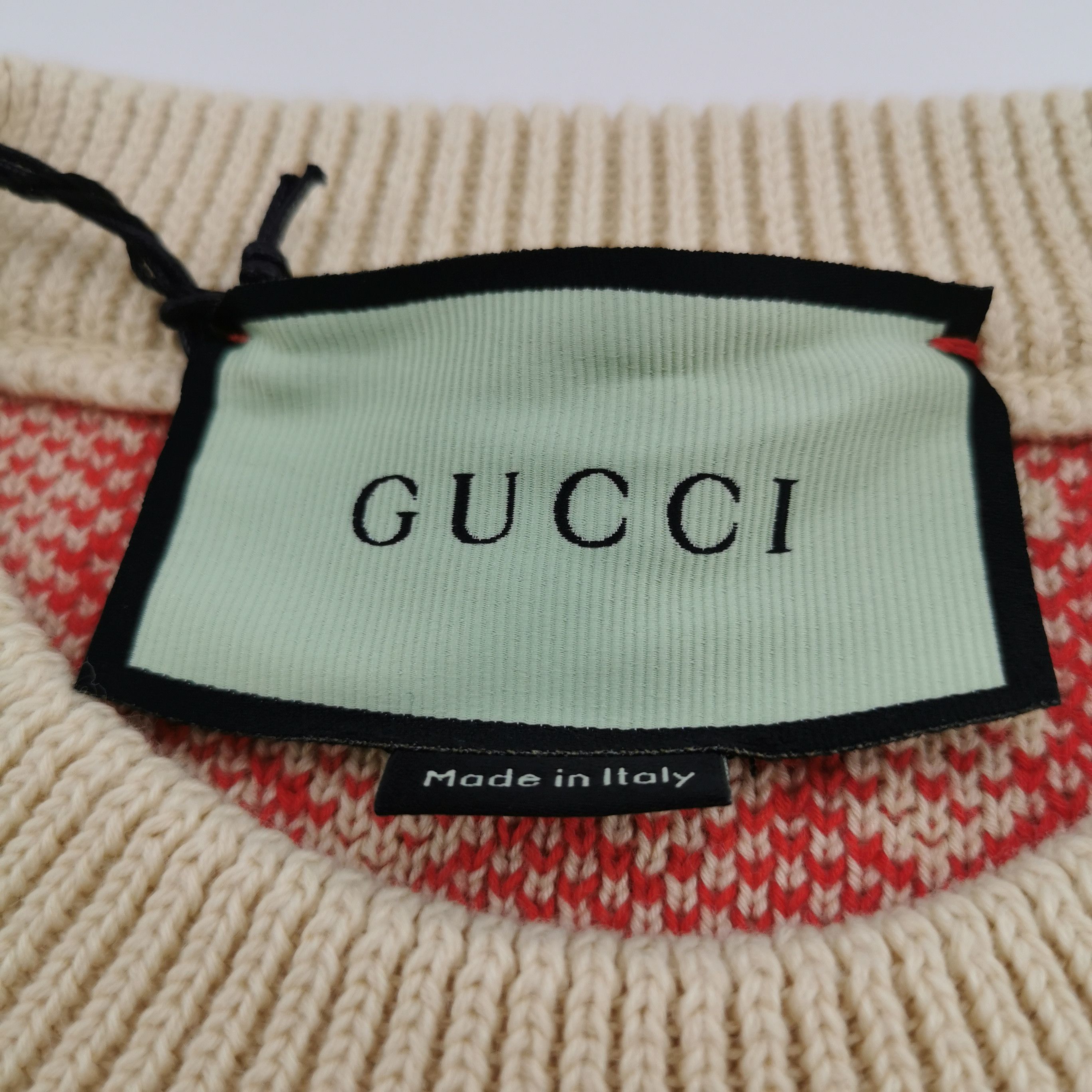Gucci Gucci Apple Print Knit Sweater Size S Size US S / EU 44-46 / 1 - 5 Thumbnail