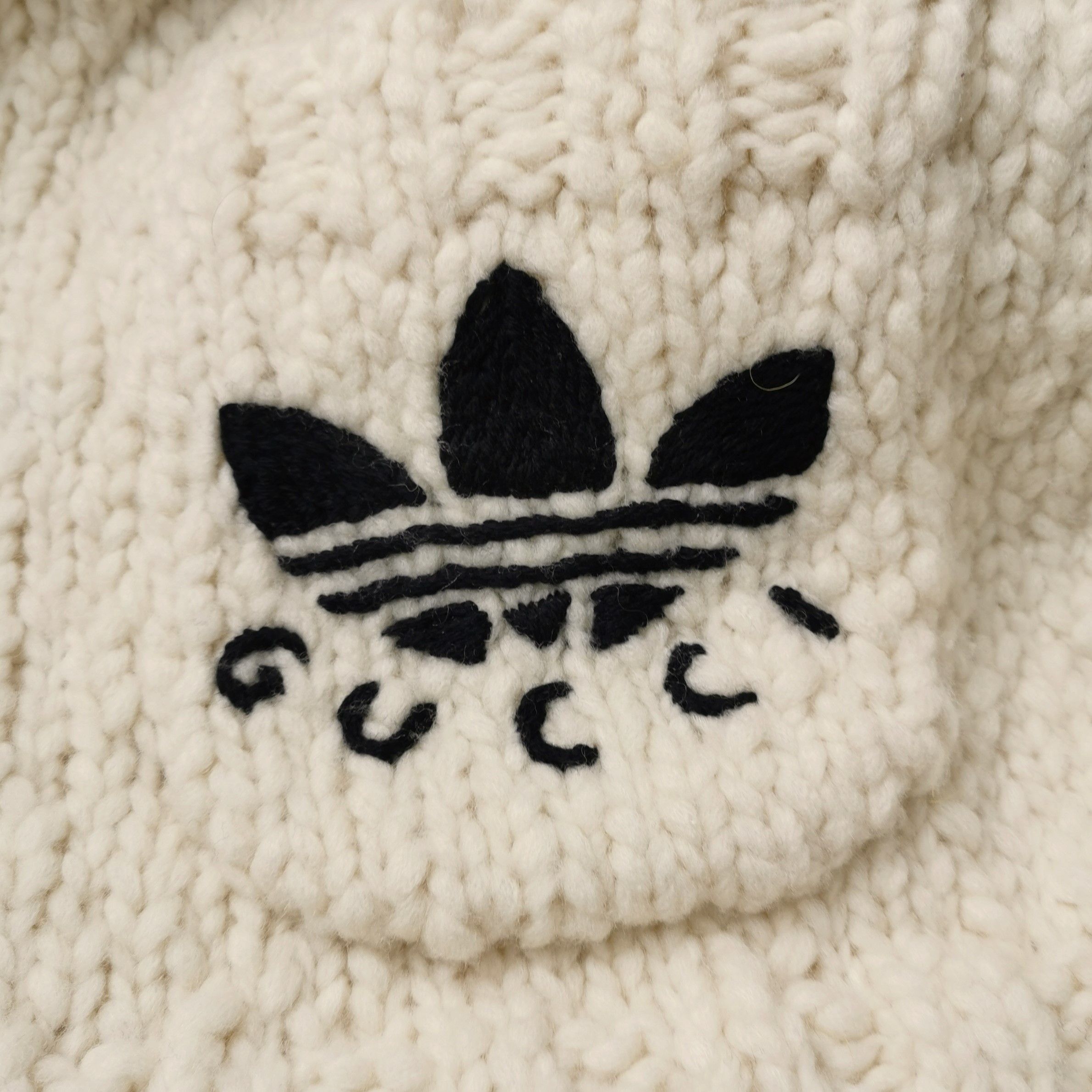 Gucci Gucci x Adidas Embroidered Knit Cardigan Size S Size US S / EU 44-46 / 1 - 3 Thumbnail
