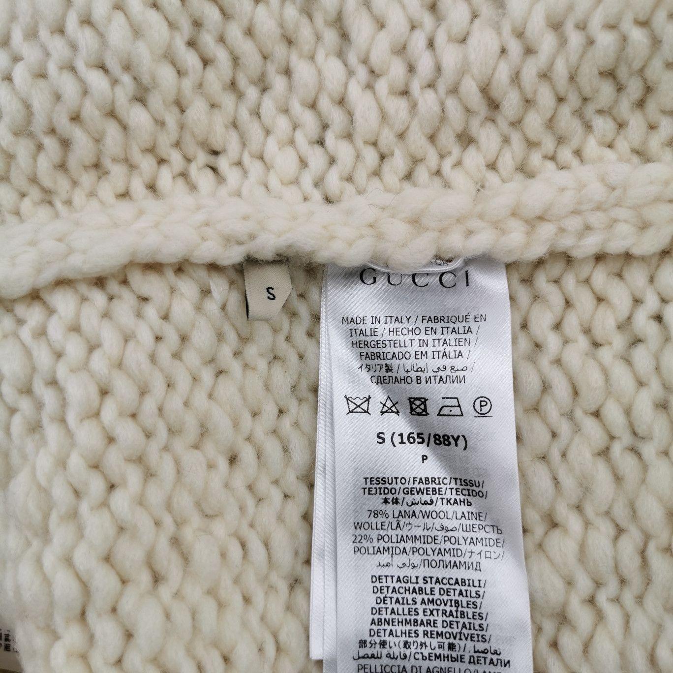 Gucci Gucci x Adidas Embroidered Knit Cardigan Size S Size US S / EU 44-46 / 1 - 7 Thumbnail