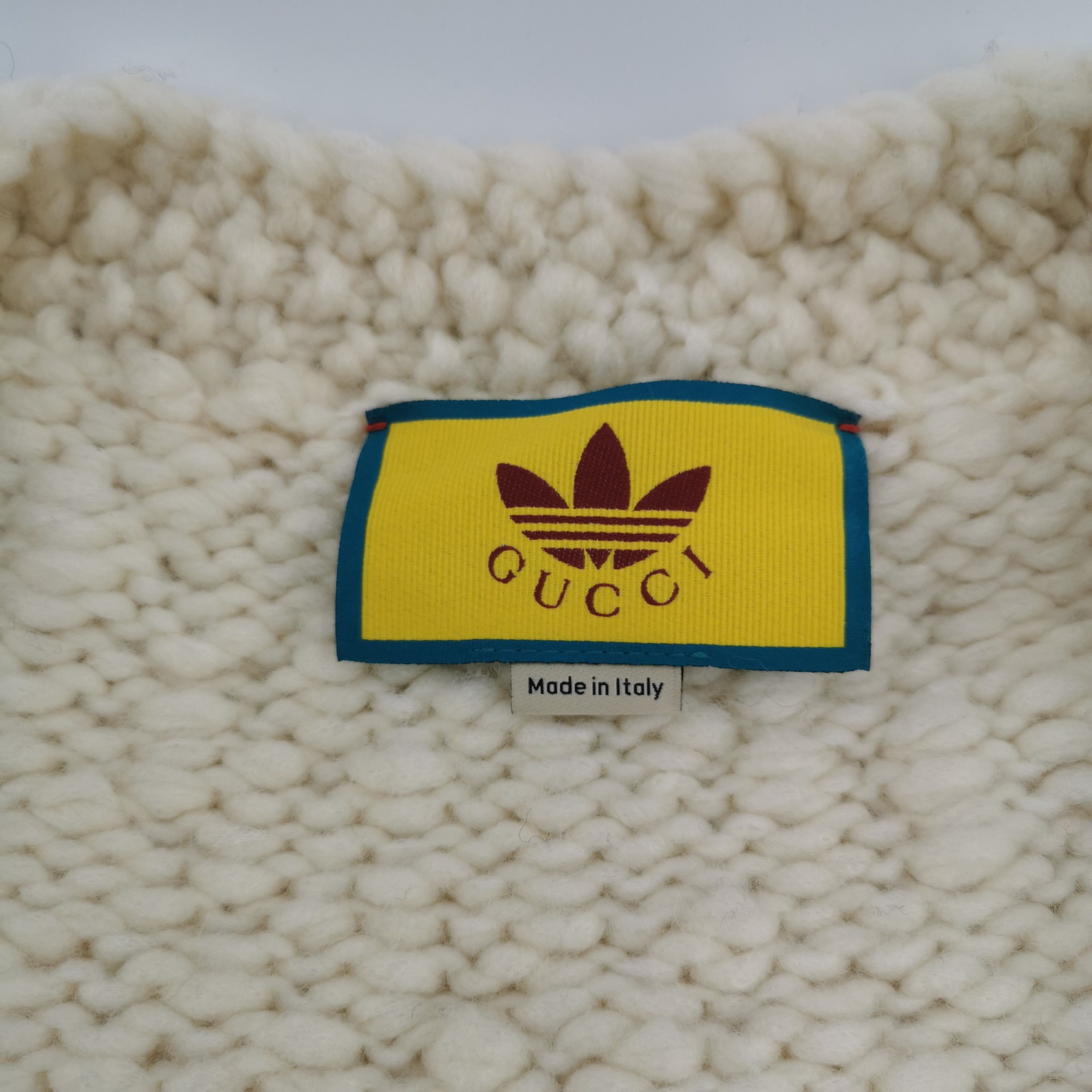 Gucci Gucci x Adidas Embroidered Knit Cardigan Size S Size US S / EU 44-46 / 1 - 6 Thumbnail