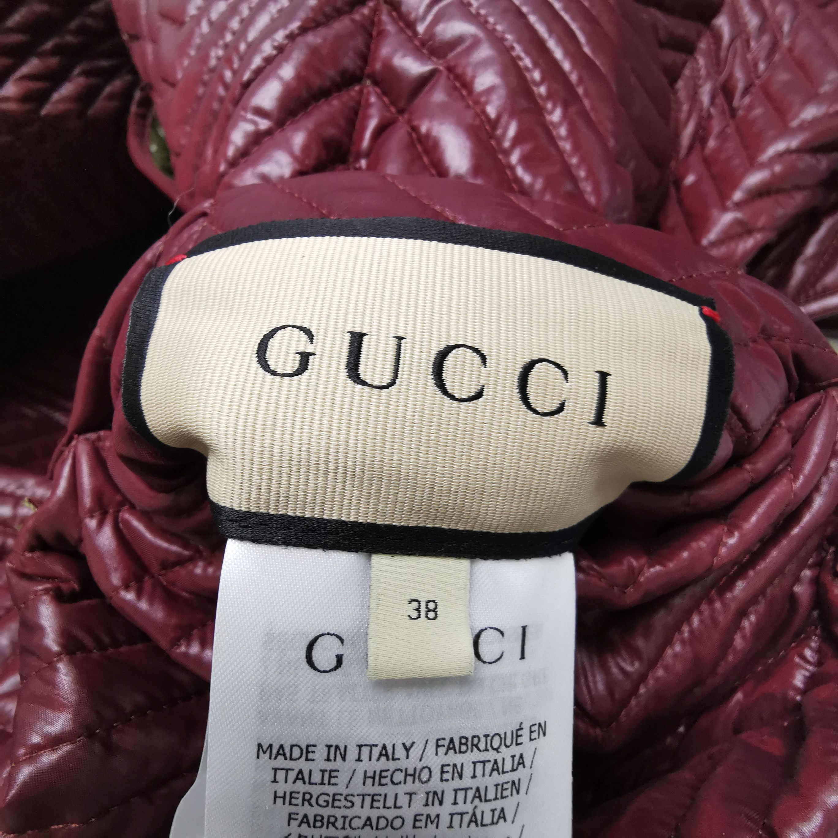 Gucci Gucci Chevron Quilted Reversible Hooded Coat Size 38 Size XS / US 0-2 / IT 36-38 - 8 Thumbnail