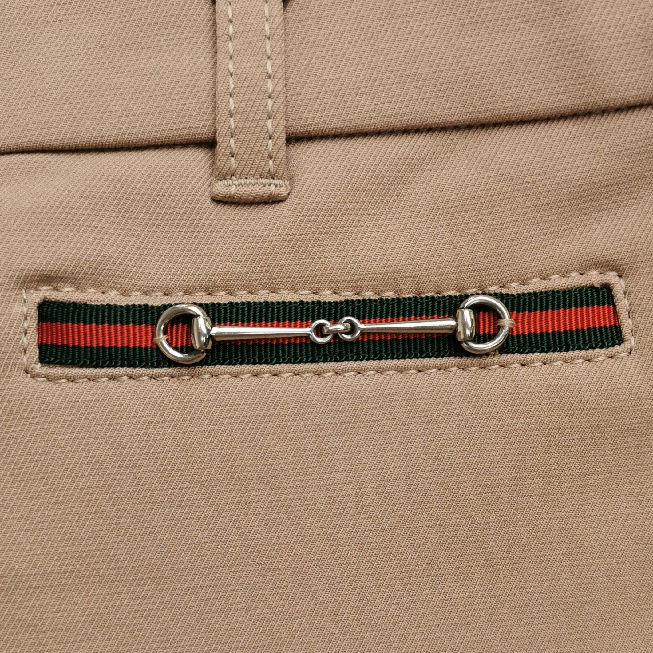 Gucci Gucci Equestrian Horsebit Detail Pants Size 42 Size 28" / US 6 / IT 42 - 3 Thumbnail