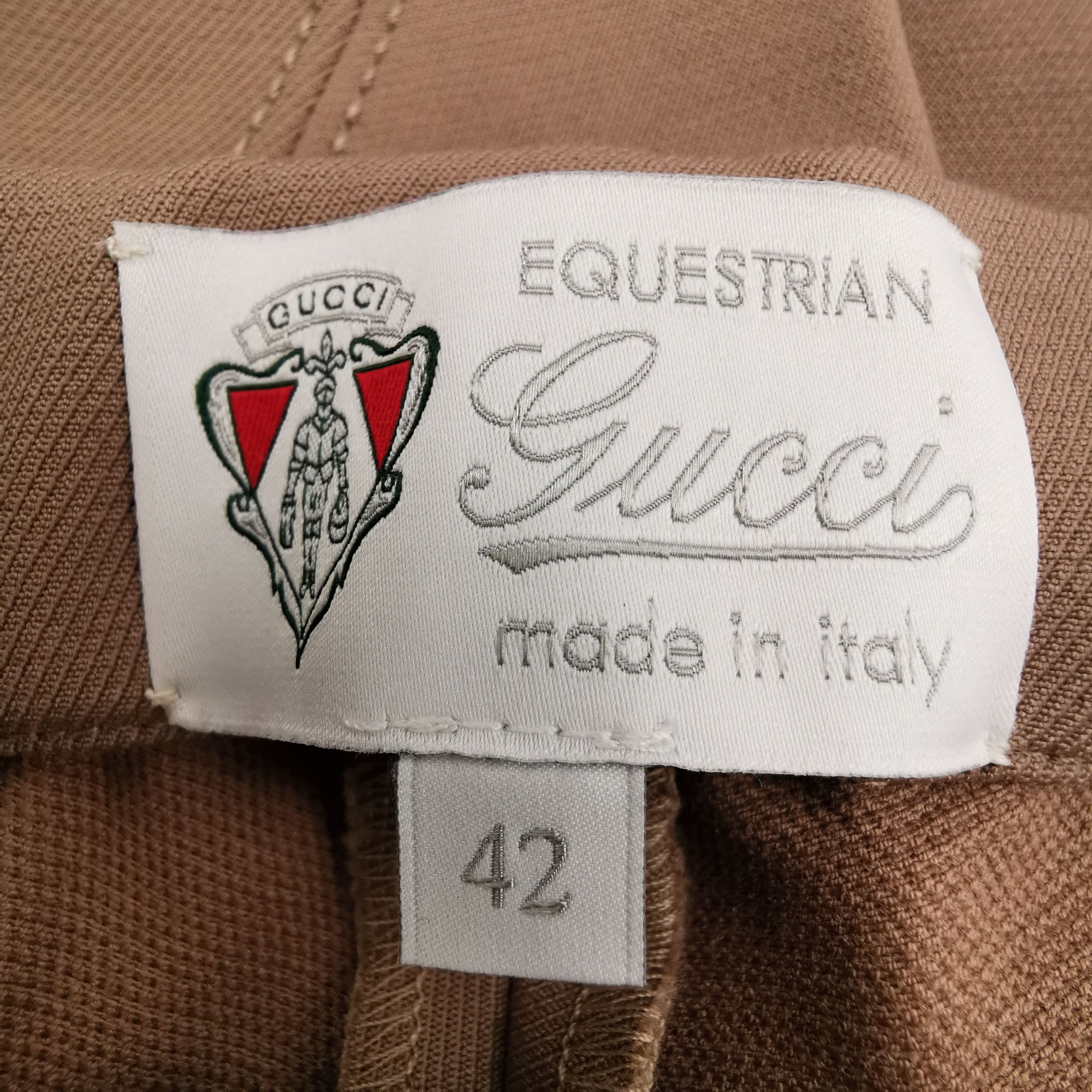 Gucci Gucci Equestrian Horsebit Detail Pants Size 42 Size 28" / US 6 / IT 42 - 6 Thumbnail