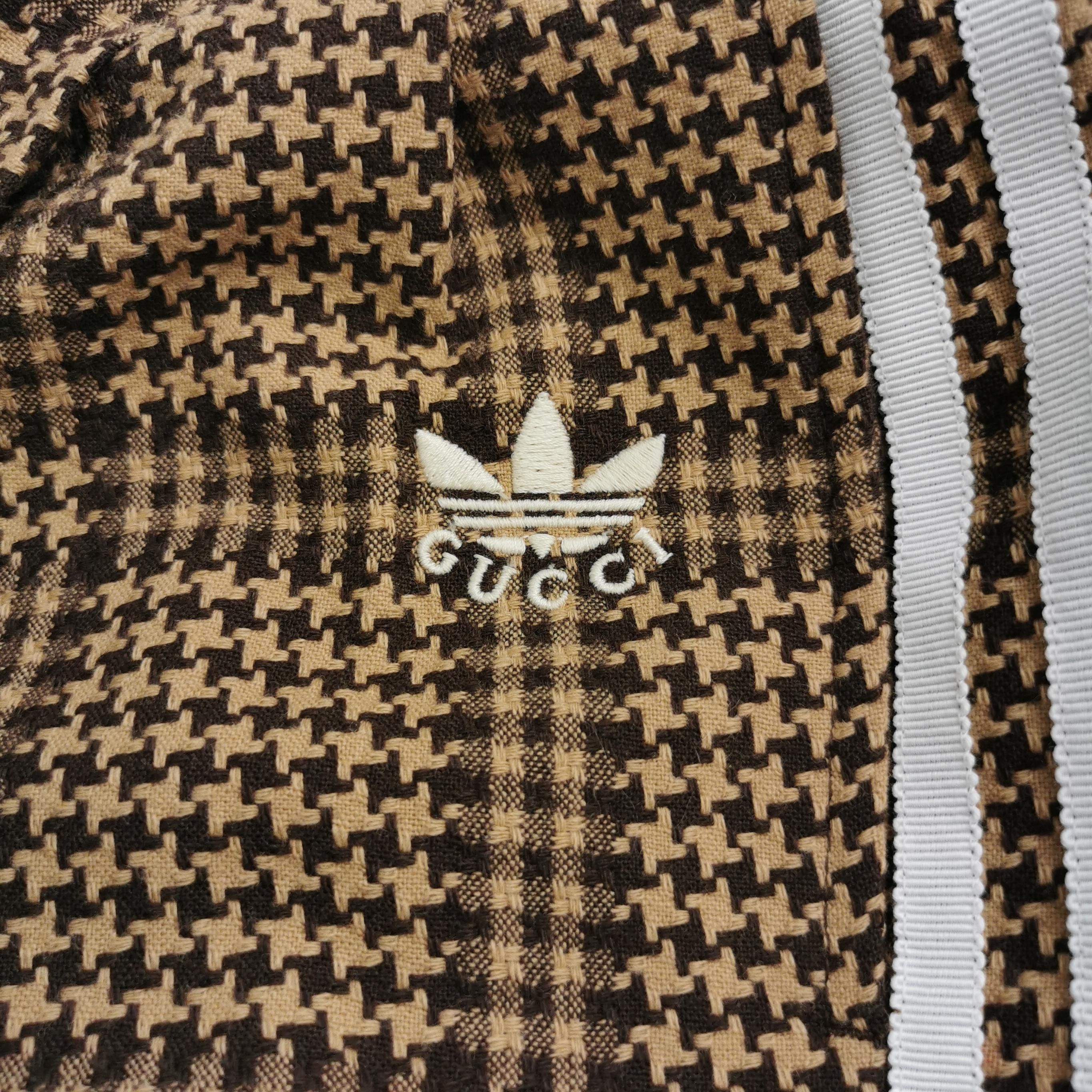 Gucci Gucci x Adidas Houndstooth Wool Pants Size 40 Size 27" / US 4 / IT 40 - 3 Thumbnail