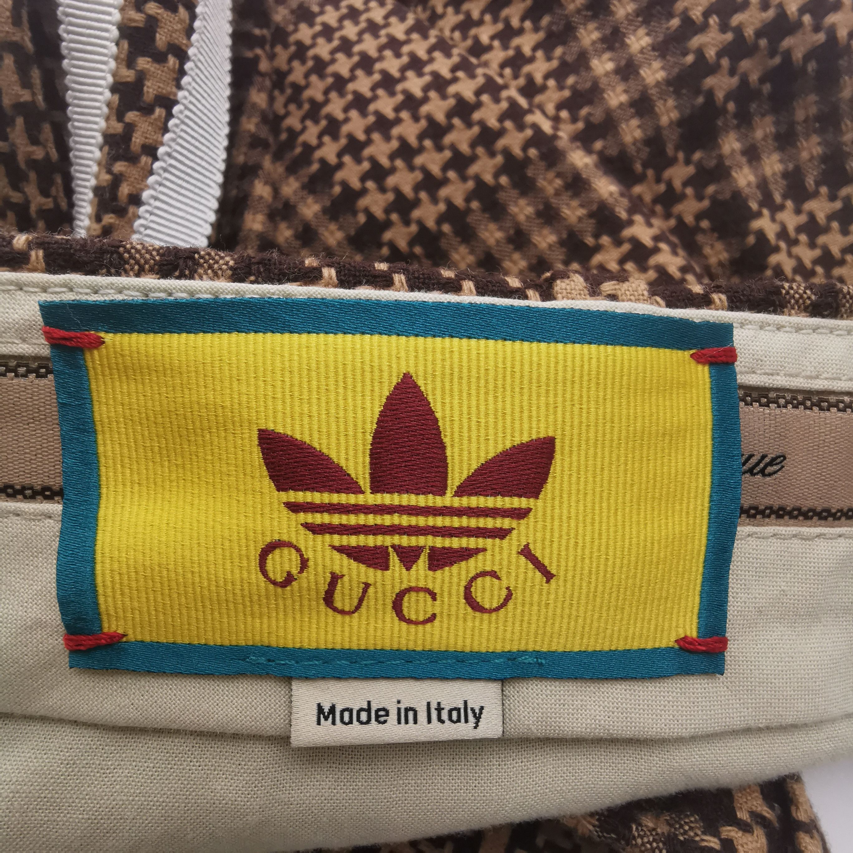 Gucci Gucci x Adidas Houndstooth Wool Pants Size 40 Size 27" / US 4 / IT 40 - 6 Thumbnail