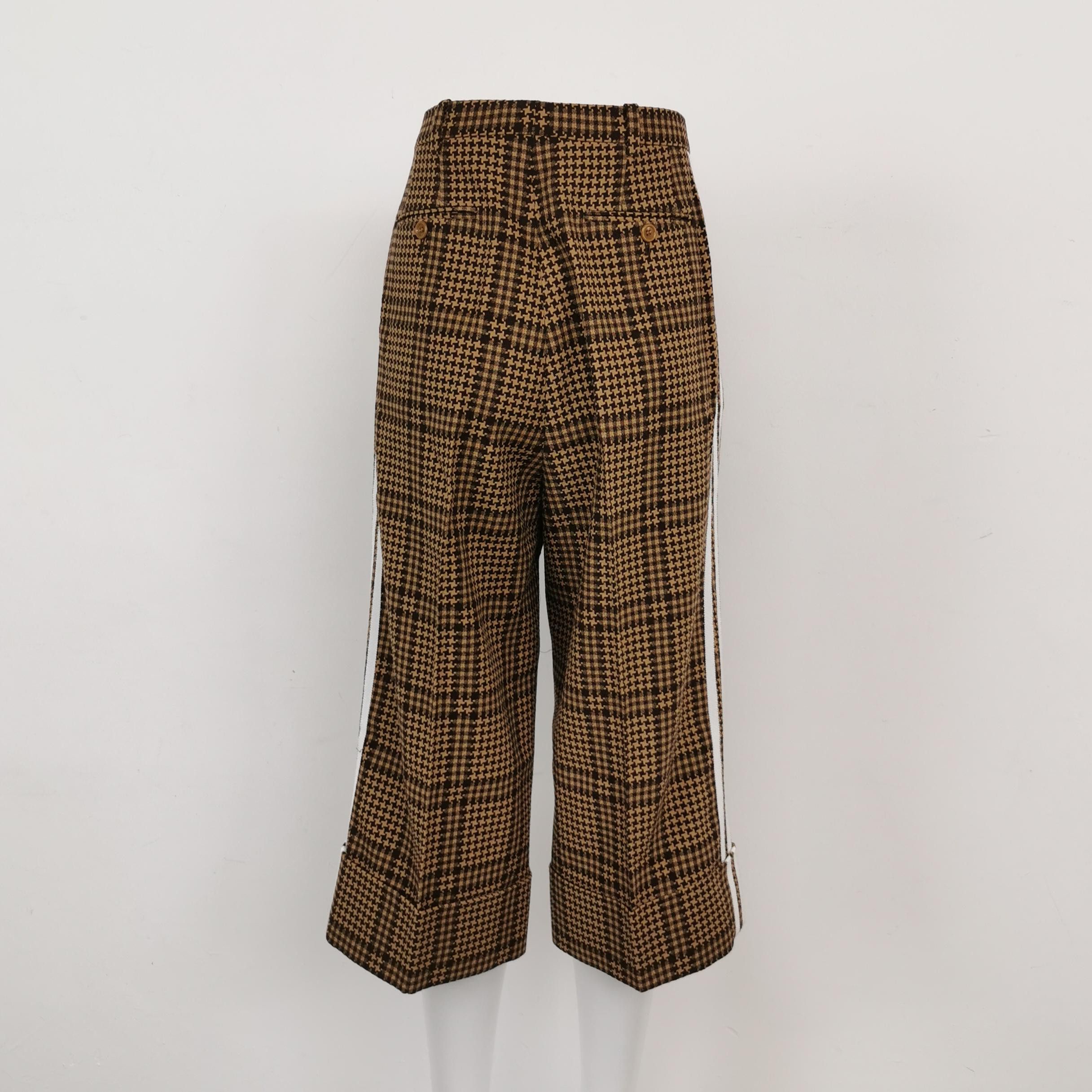 Gucci Gucci x Adidas Houndstooth Casual Pants Size 28 Size US 28 / EU 44 - 2 Thumbnail