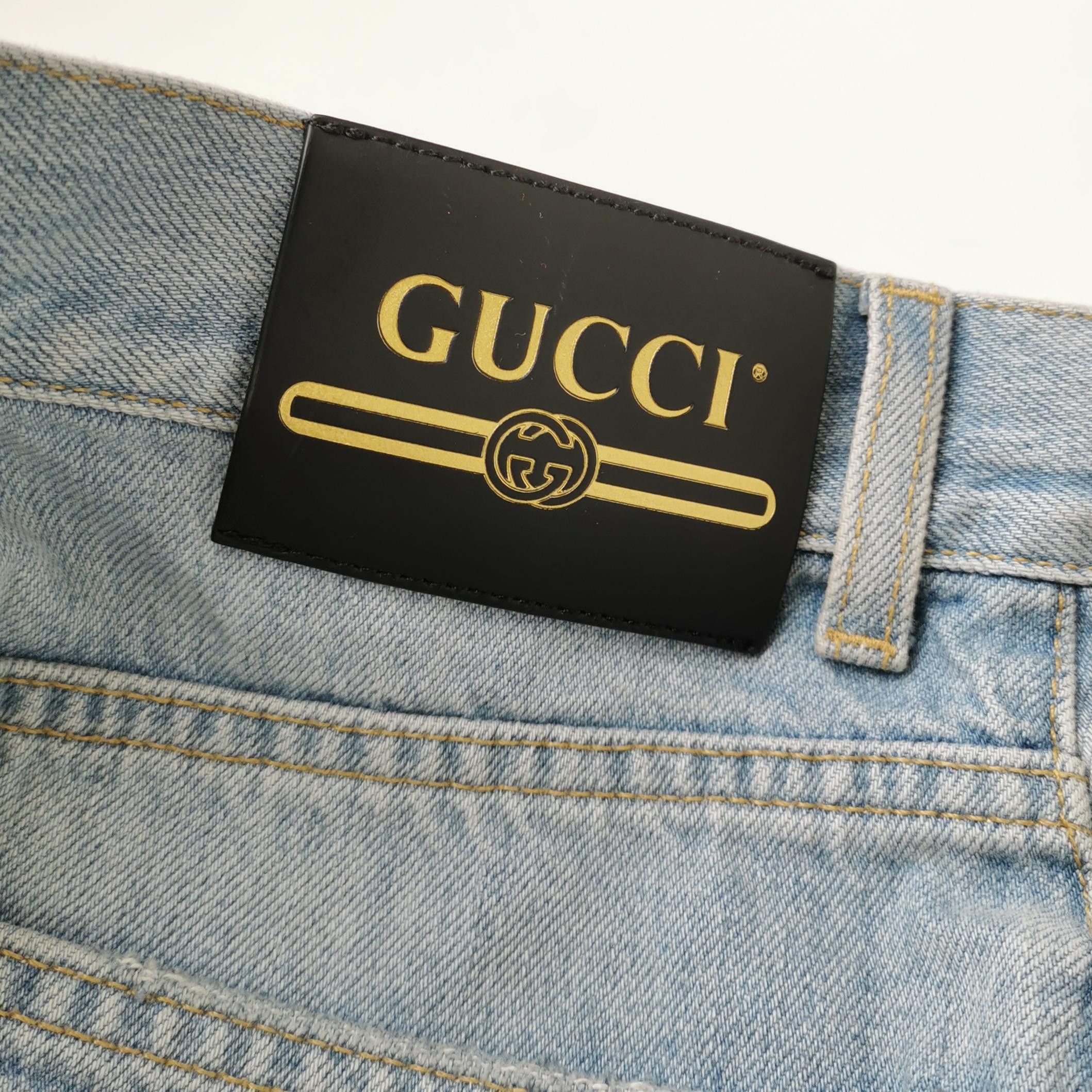 Gucci Gucci x Doraemon Denim Shorts Size 25 Size 25" / US 0 / IT 36 - 3 Thumbnail