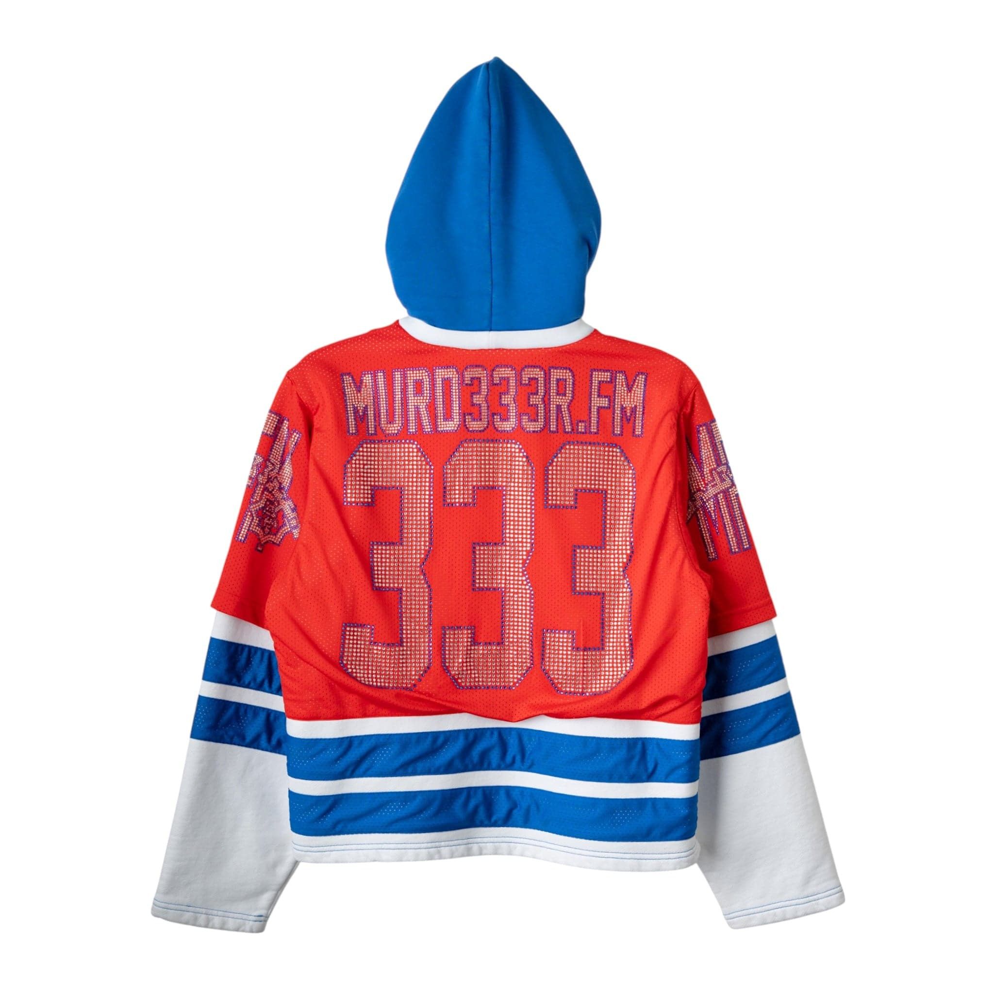murd333r.fm Murd333r FM Swamp Angels Hooded Hockey Jersey Sweatshirt Blu Size US S / EU 44-46 / 1 - 2 Thumbnail