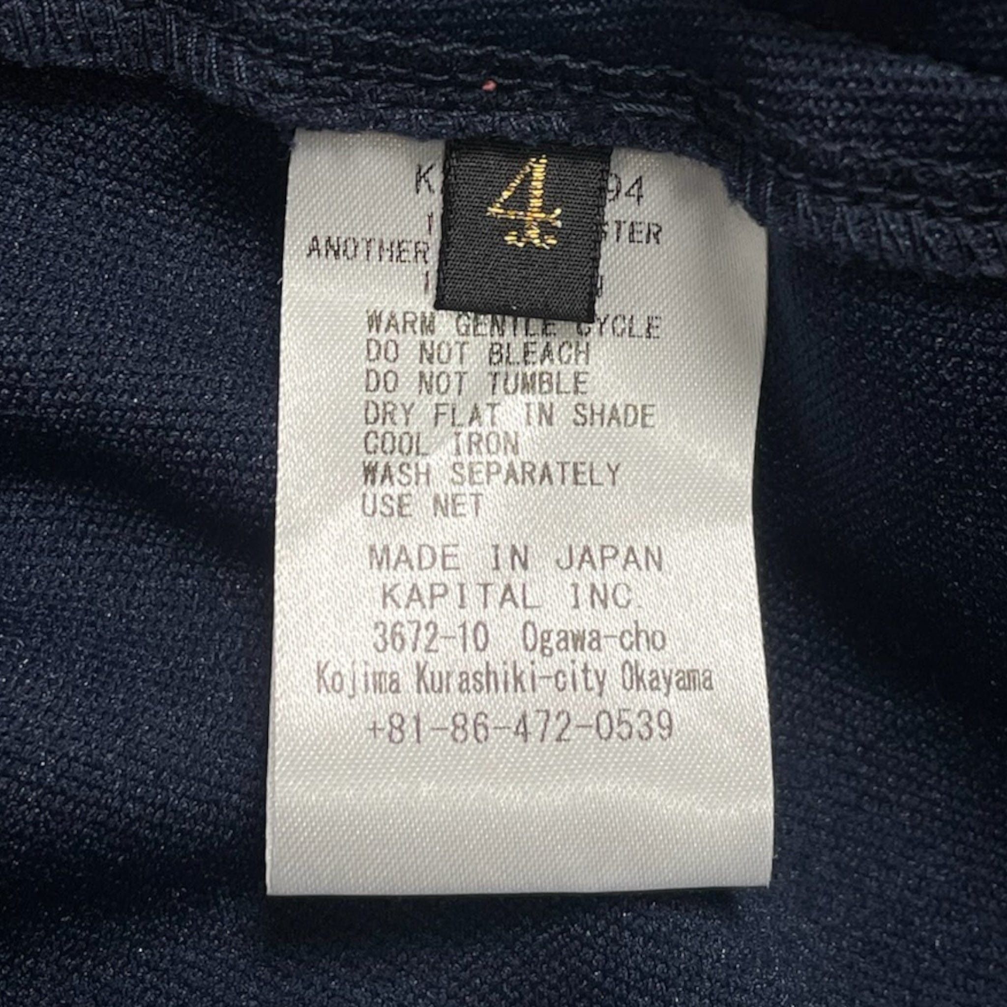 Kapital Jersey Kochi Track Pants Navy Blue Zephyr Size US 40 / EU 56 - 5 Thumbnail