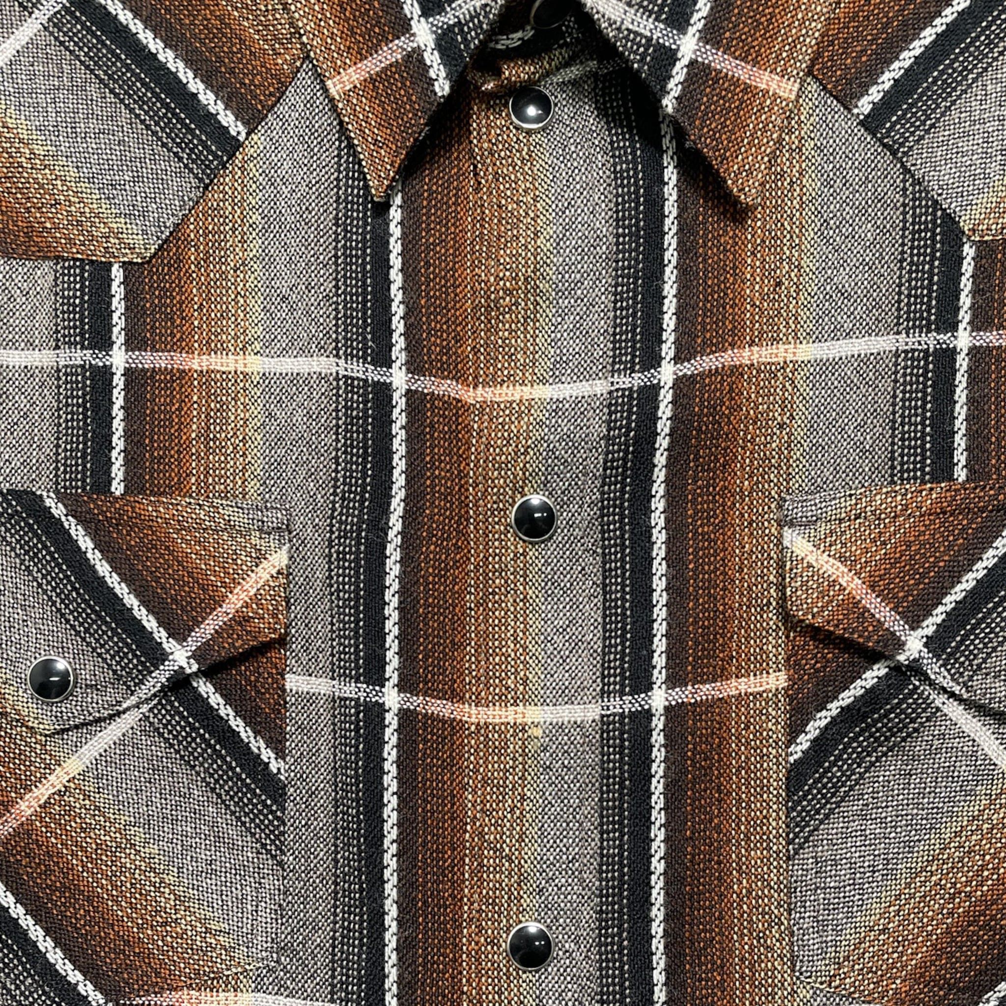 Celine Checked Flannel Button Down Shirt Brown Size US L / EU 52-54 / 3 - 3 Thumbnail