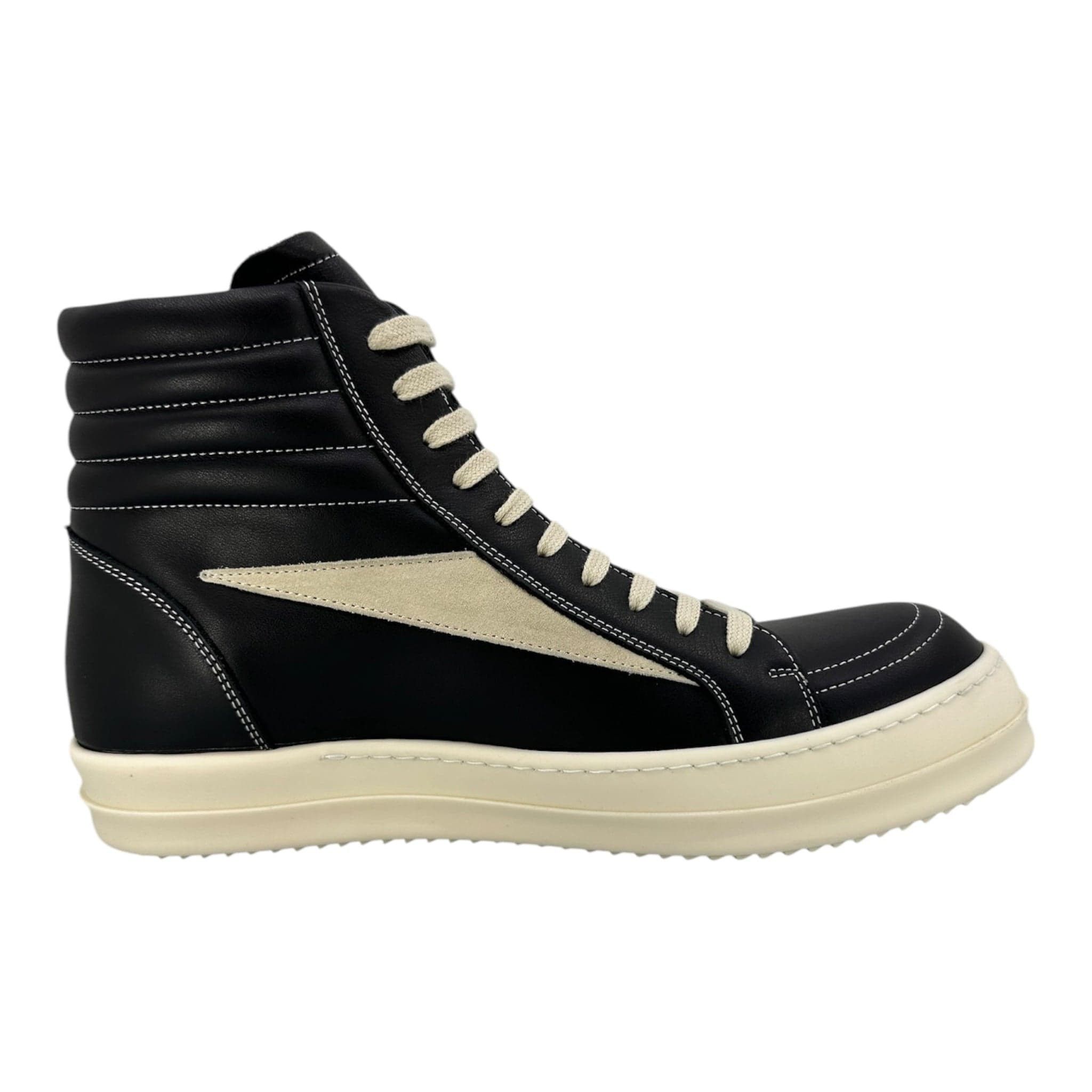 Rick Owens Porterville Vintage High Black Milk Size US 13 / EU 46 - 4 Thumbnail