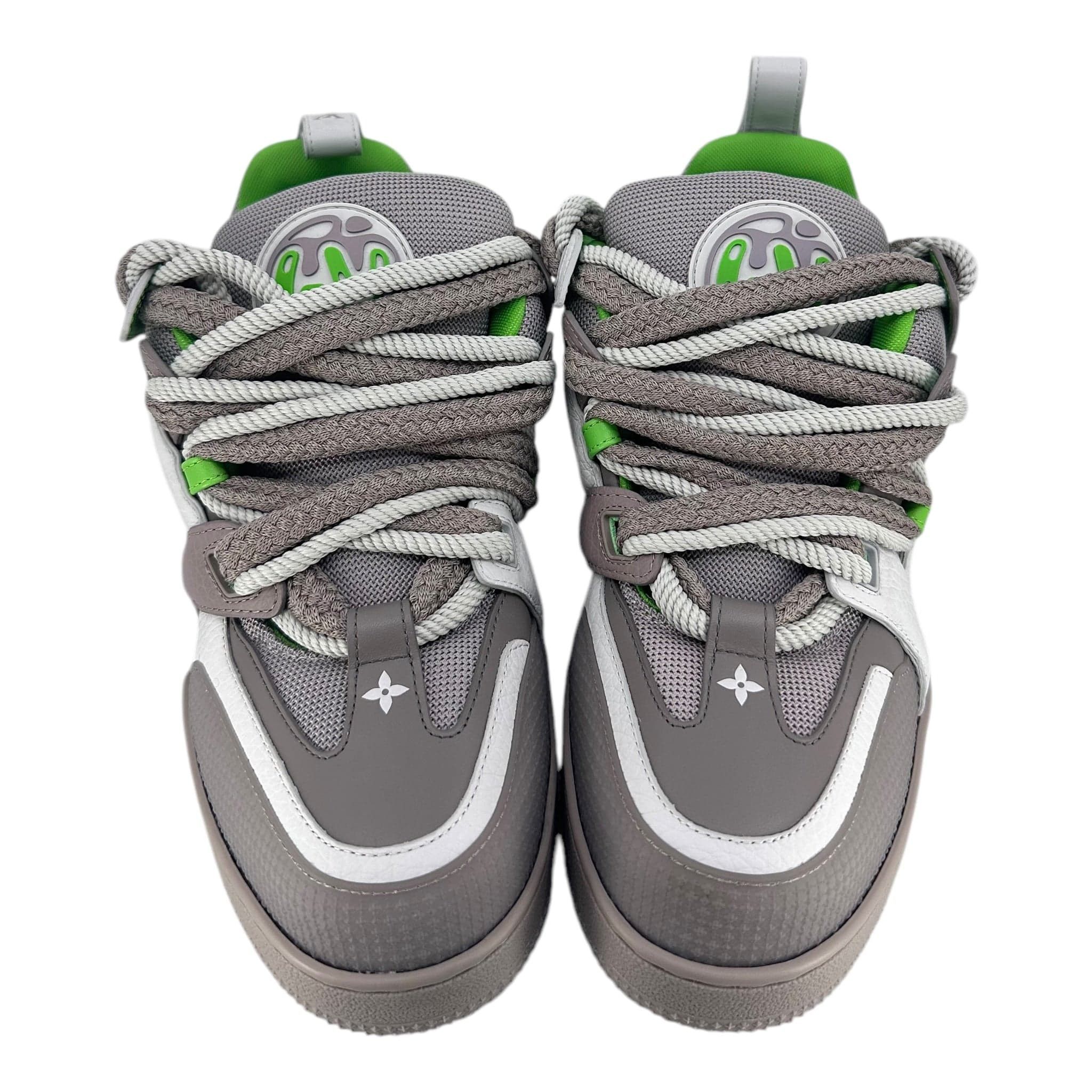 Louis Vuitton LV Skate Sneaker Grey Green Size US 8.5 / EU 41-42 - 5 Thumbnail
