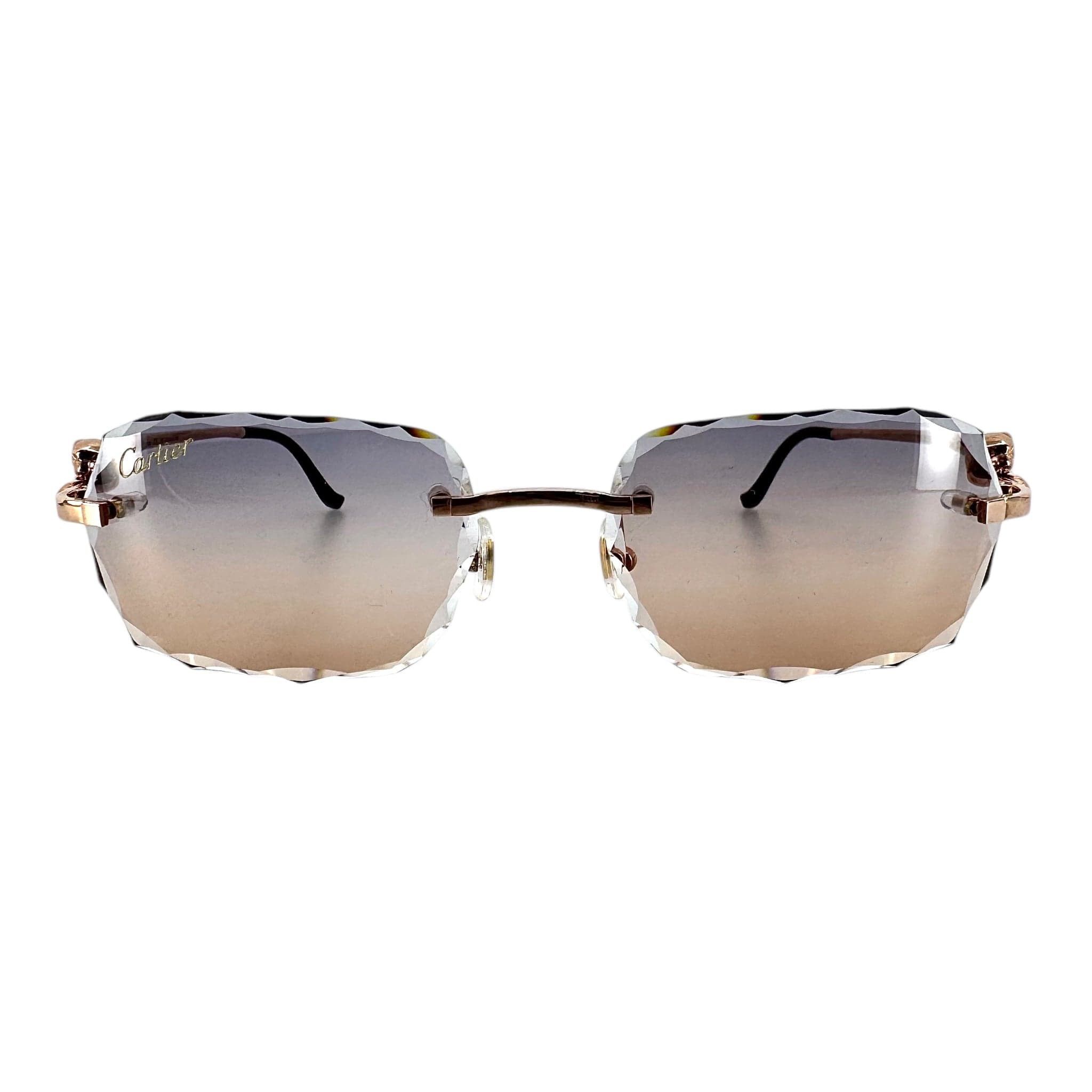 Cartier Panther Frame Glasses Rose Gold (Custom Lenses) Size ONE SIZE - 3 Thumbnail