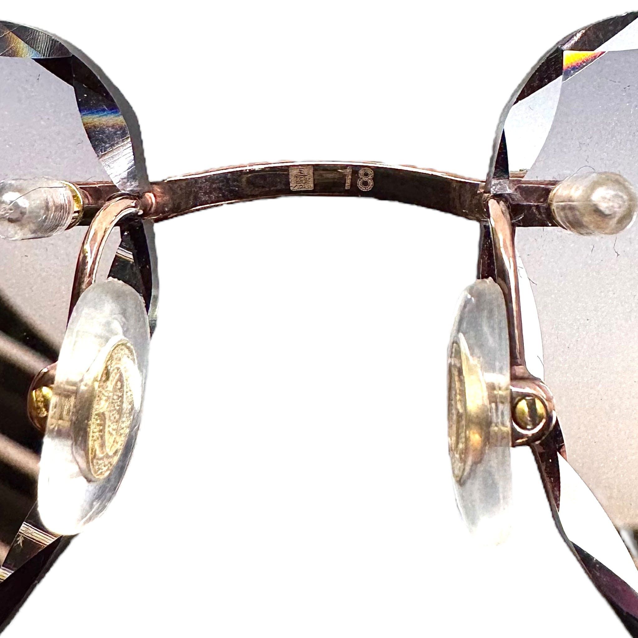 Cartier Panther Frame Glasses Rose Gold (Custom Lenses) Size ONE SIZE - 9 Thumbnail