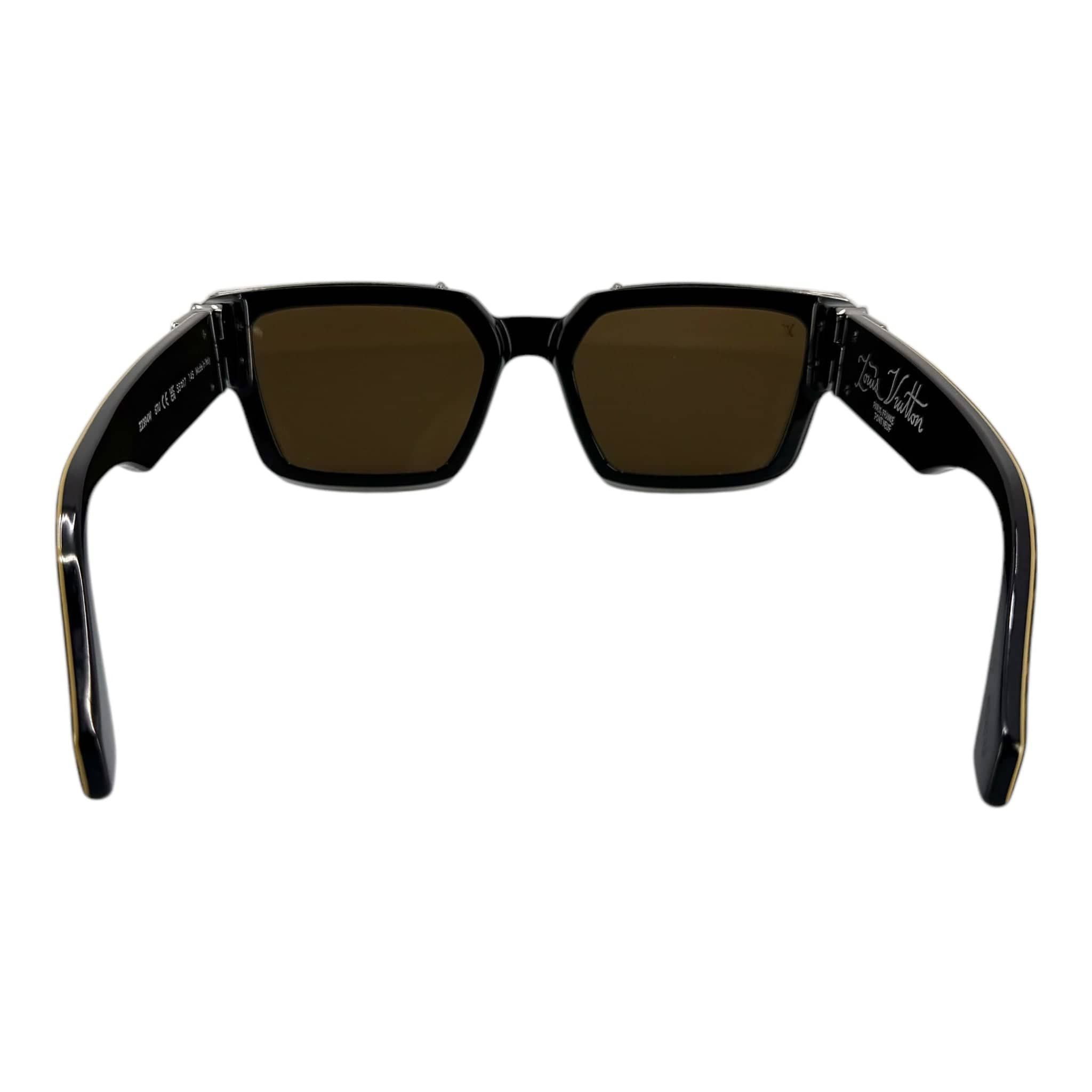 Louis Vuitton 1.1 Millionaires Damier Pop Sunglasses Brown Size ONE SIZE - 6 Thumbnail