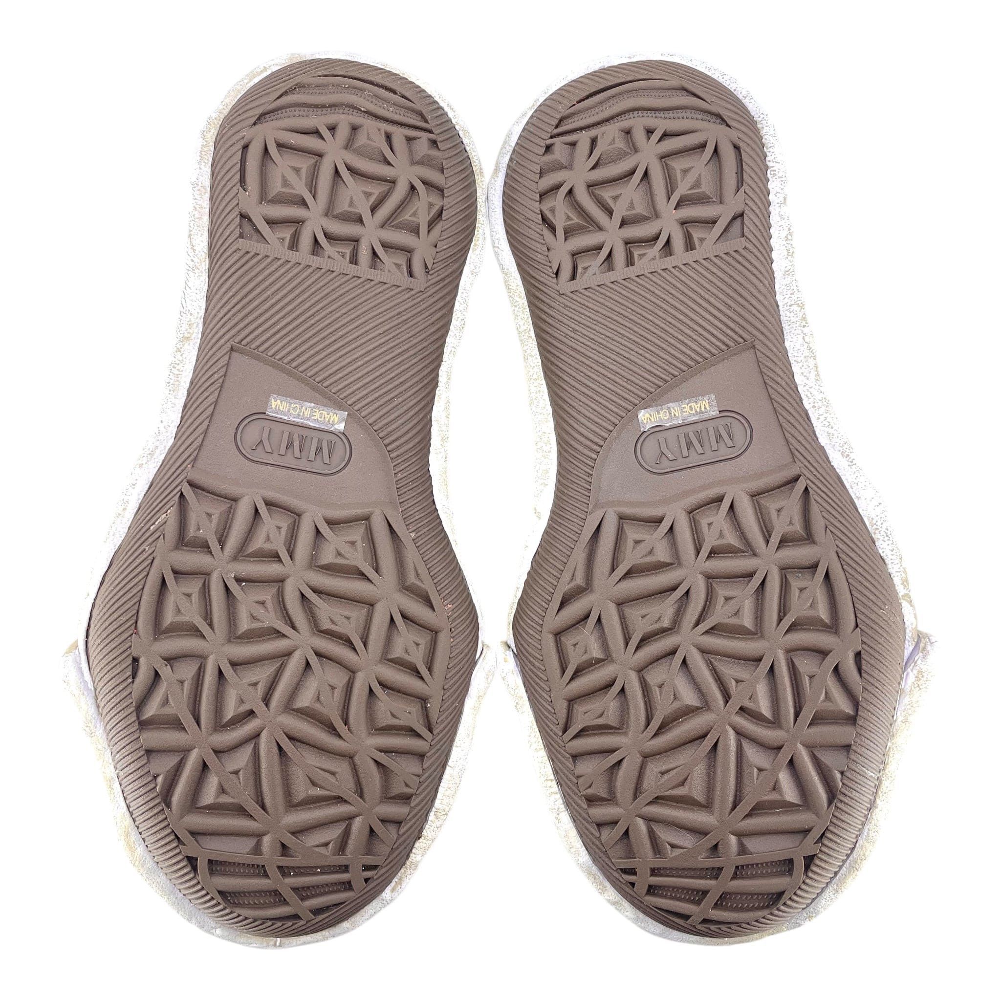 Maison MIHARA YASUHIRO Peterson OG Sole Sneaker Low Crackling Leather Silver Multi Size US 6 / EU 39 - 7 Thumbnail