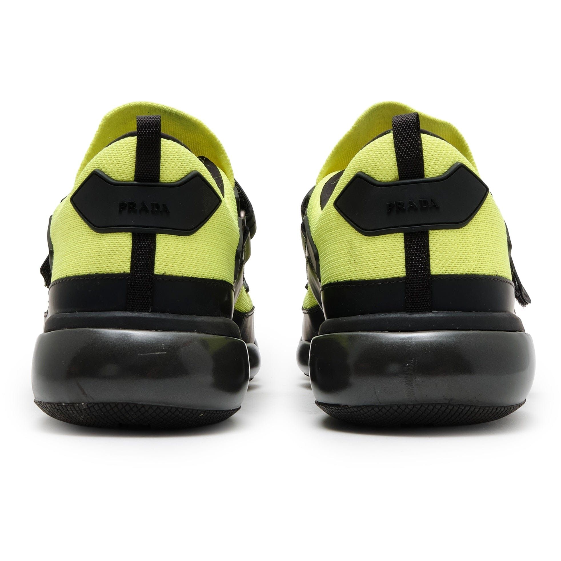 Prada Cloudbust Strap Sneaker Low Acid Green Black Size US 8 / EU 41 - 6 Thumbnail