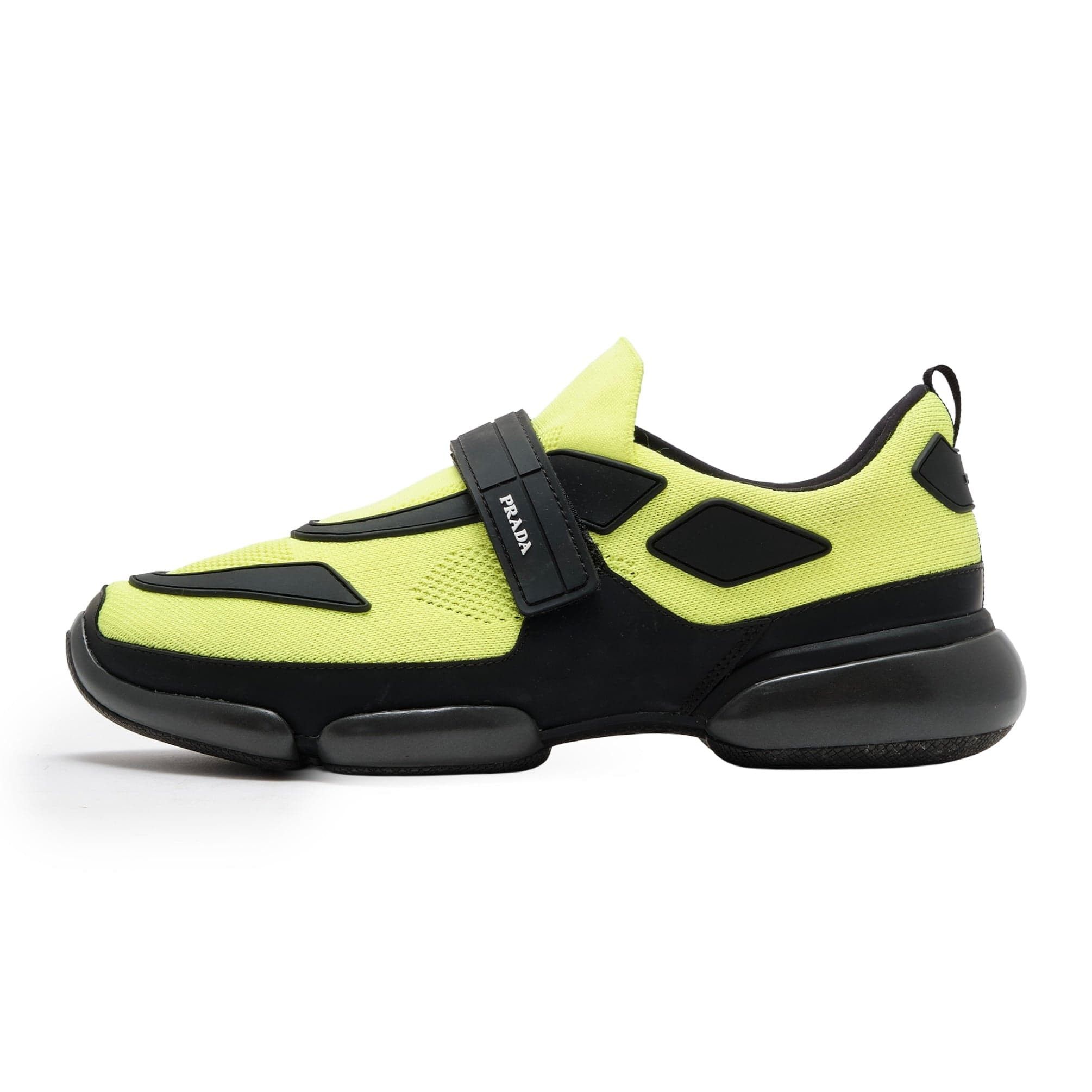Prada Cloudbust Strap Sneaker Low Acid Green Black Size US 8 / EU 41 - 2 Thumbnail