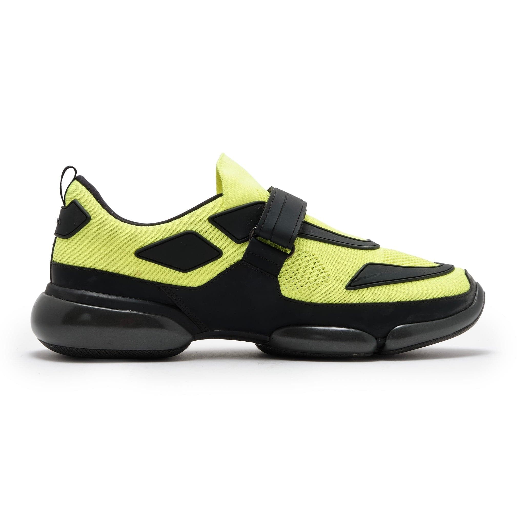 Prada Cloudbust Strap Sneaker Low Acid Green Black Size US 8 / EU 41 - 4 Thumbnail