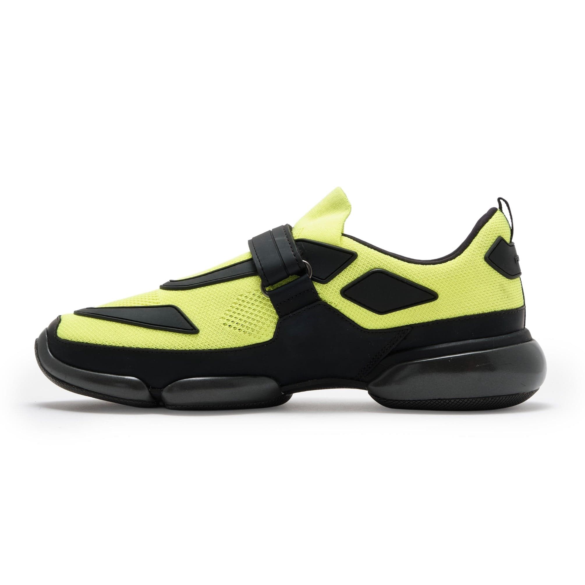 Prada Cloudbust Strap Sneaker Low Acid Green Black Size US 8 / EU 41 - 3 Thumbnail
