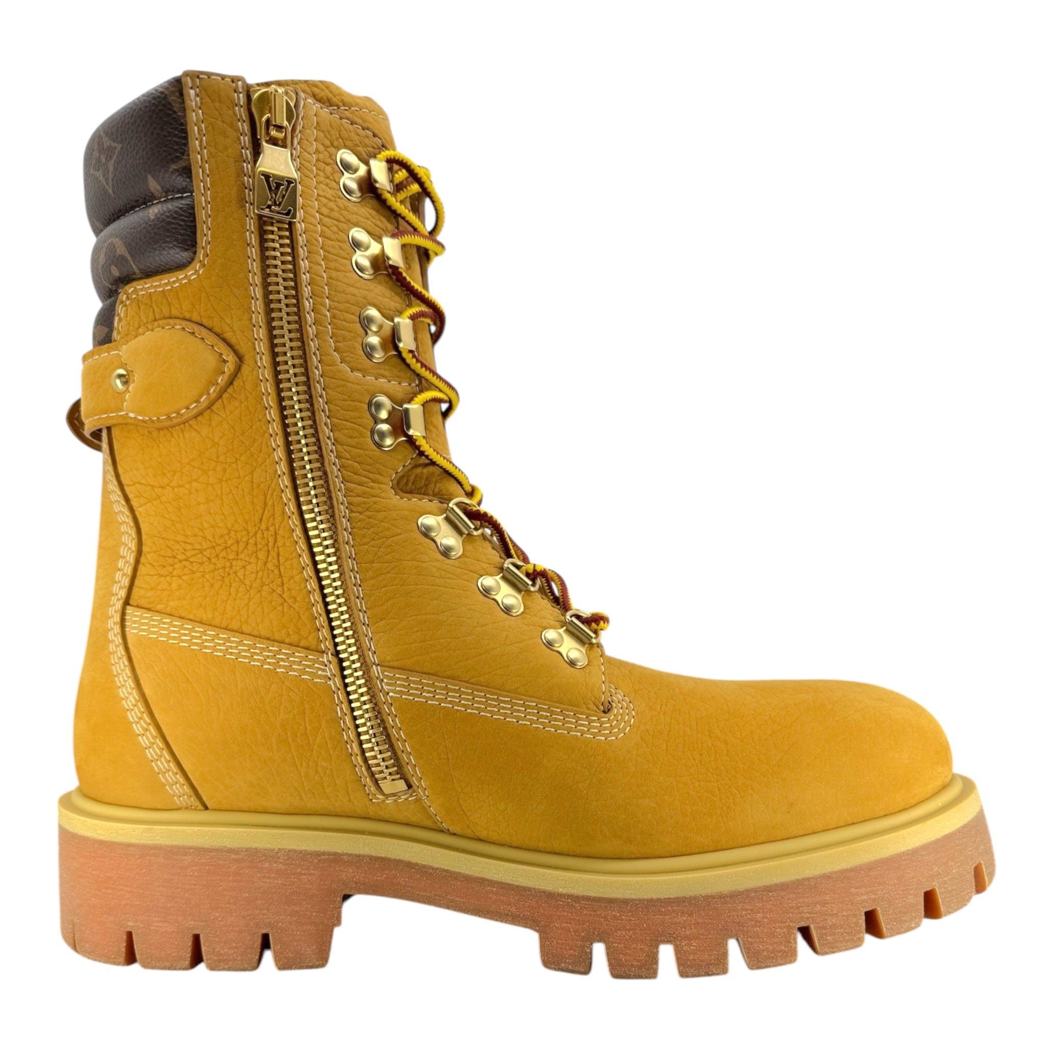 Louis Vuitton x Timberland Ranger Boot Monogram Brown Wheat Size US 11 / EU 44 - 4 Thumbnail