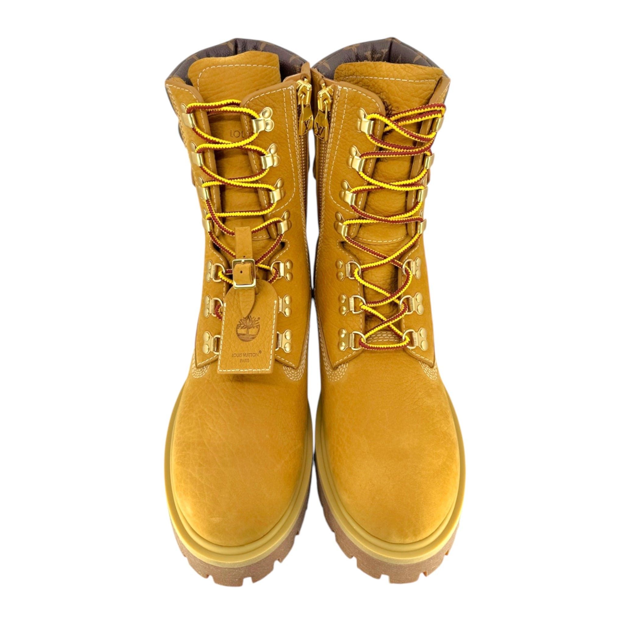 Louis Vuitton x Timberland Ranger Boot Monogram Brown Wheat Size US 11 / EU 44 - 5 Thumbnail