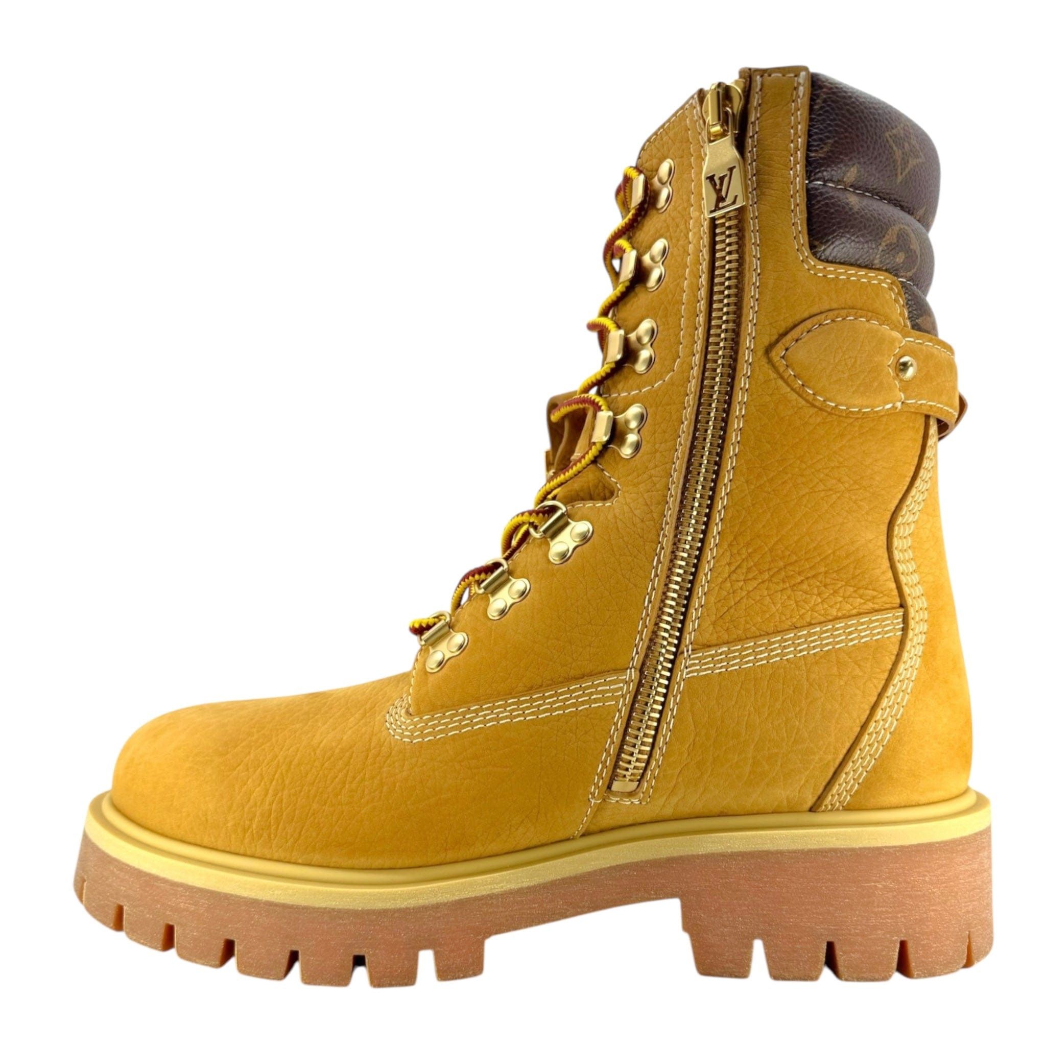 Louis Vuitton x Timberland Ranger Boot Monogram Brown Wheat Size US 11 / EU 44 - 2 Thumbnail