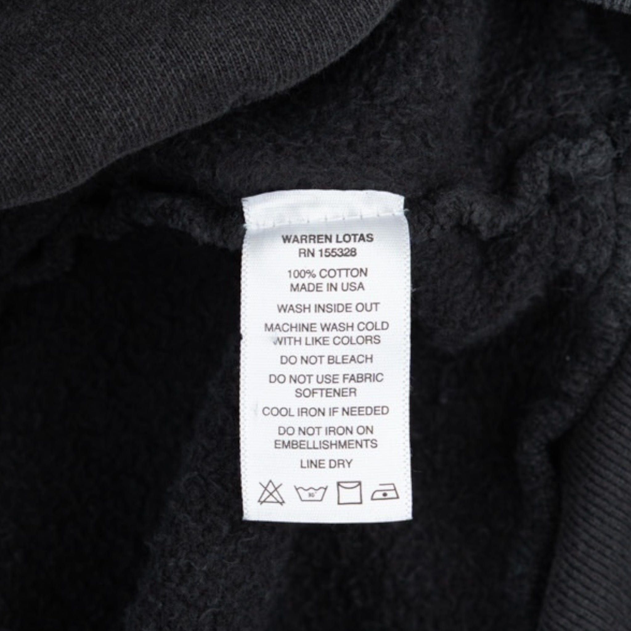 Warren Lotas Calm Before Storm Hooded Sweatshirt Black Size US L / EU 52-54 / 3 - 6 Thumbnail