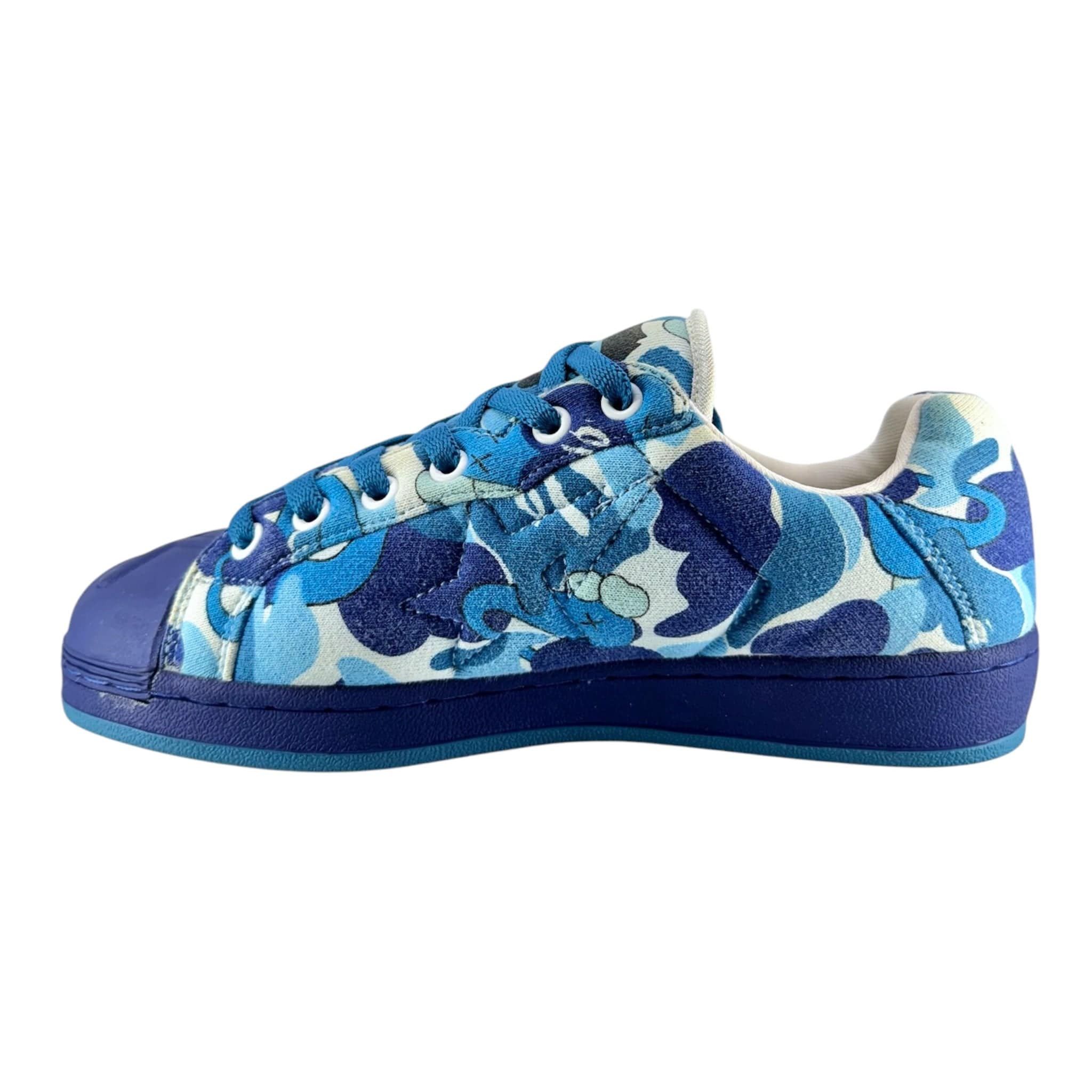 Bape Skull Sta KAWS Blue Camo Size US 8.5 / EU 41-42 - 3 Thumbnail