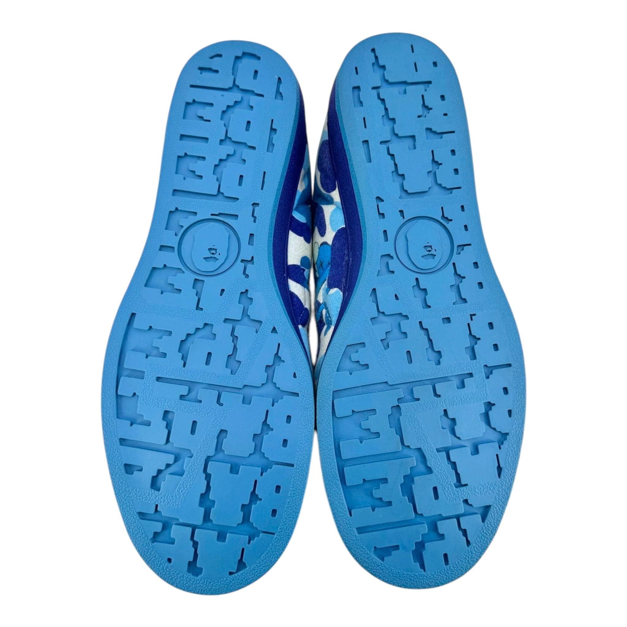 Bape Skull Sta KAWS Blue Camo Size US 8.5 / EU 41-42 - 7 Thumbnail