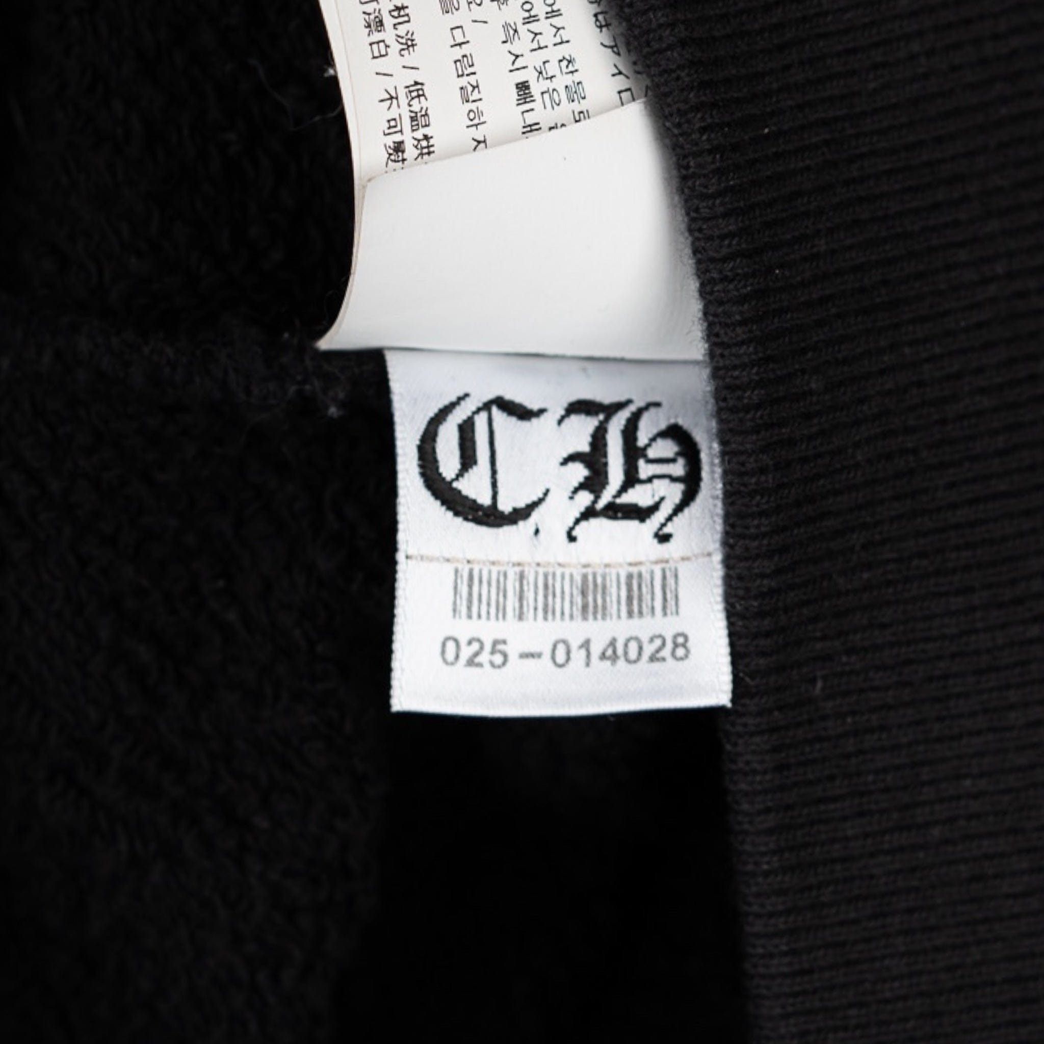 Chrome Hearts Embroidered Vertical Logo Jacquard Crewneck Sweater Black Size US L / EU 52-54 / 3 - 7 Thumbnail