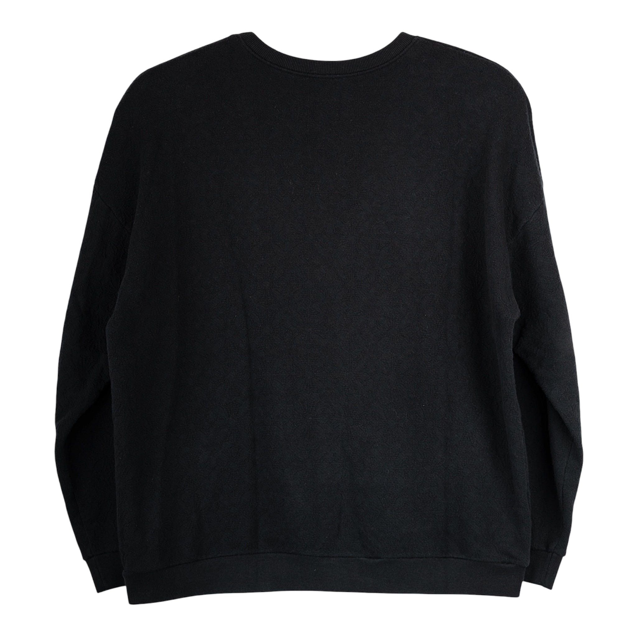 Chrome Hearts Embroidered Vertical Logo Jacquard Crewneck Sweater Black Size US L / EU 52-54 / 3 - 2 Thumbnail