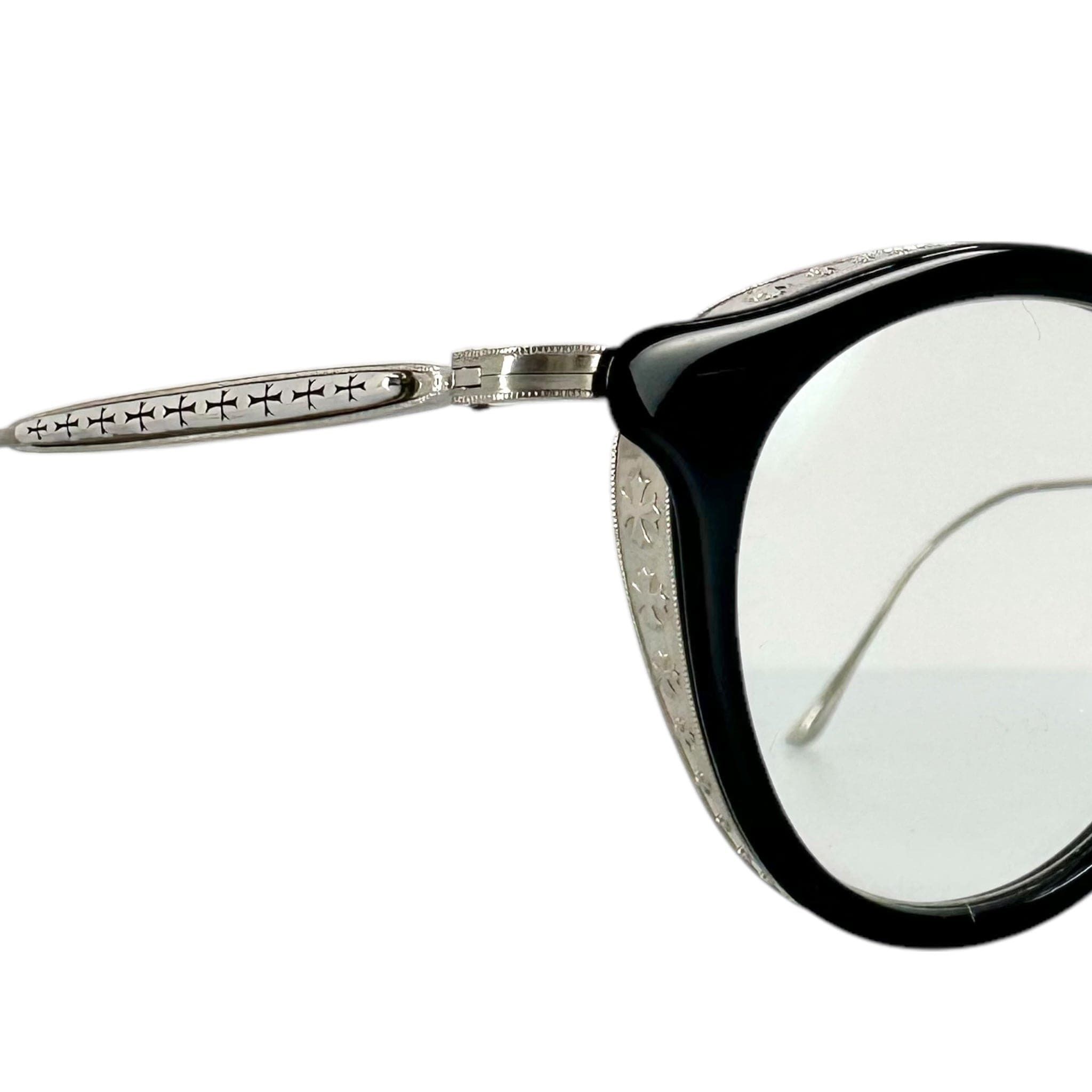 Chrome Hearts Romantical Glasses Black Silver Size ONE SIZE - 7 Thumbnail