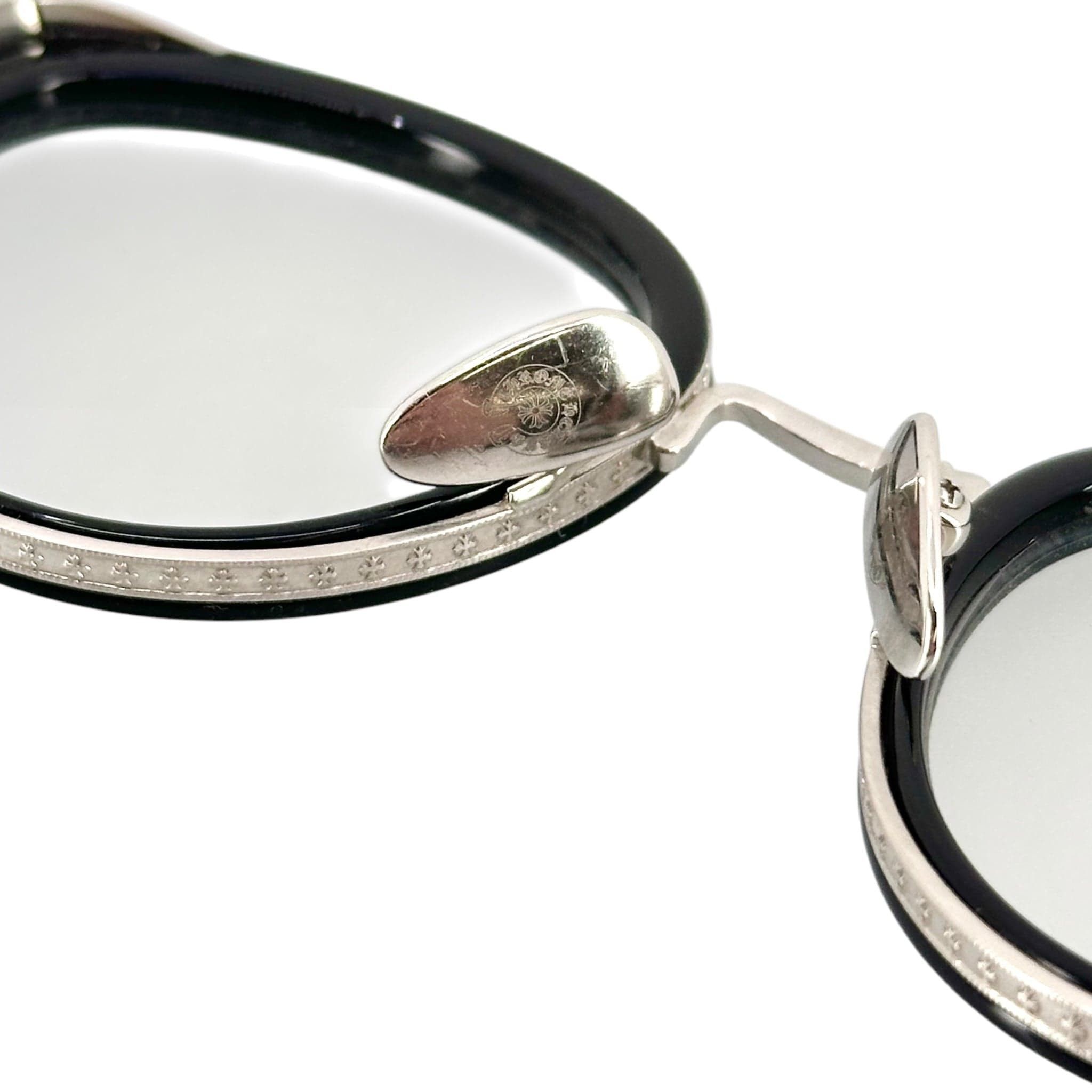 Chrome Hearts Romantical Glasses Black Silver Size ONE SIZE - 8 Thumbnail