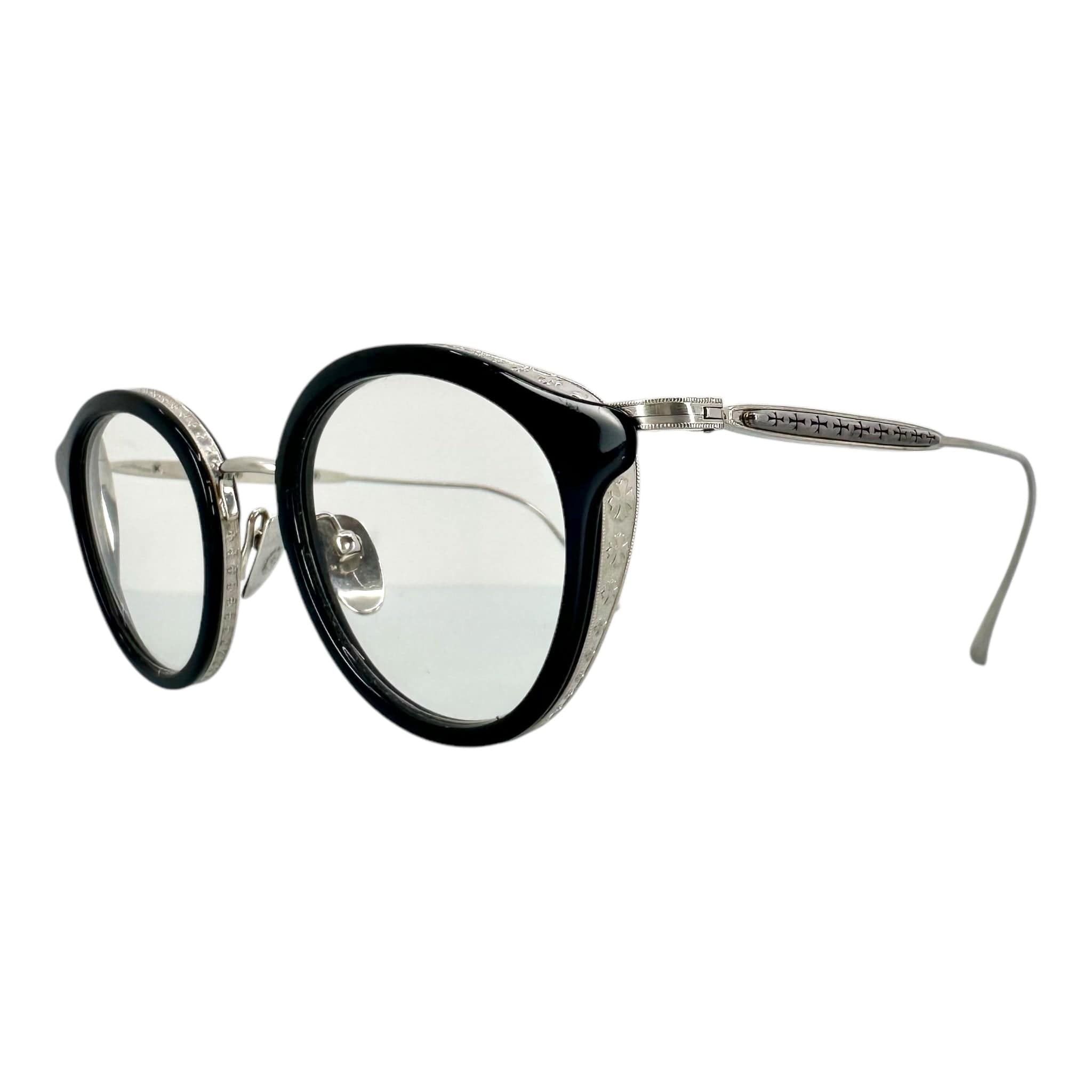 Chrome Hearts Romantical Glasses Black Silver Size ONE SIZE - 5 Thumbnail