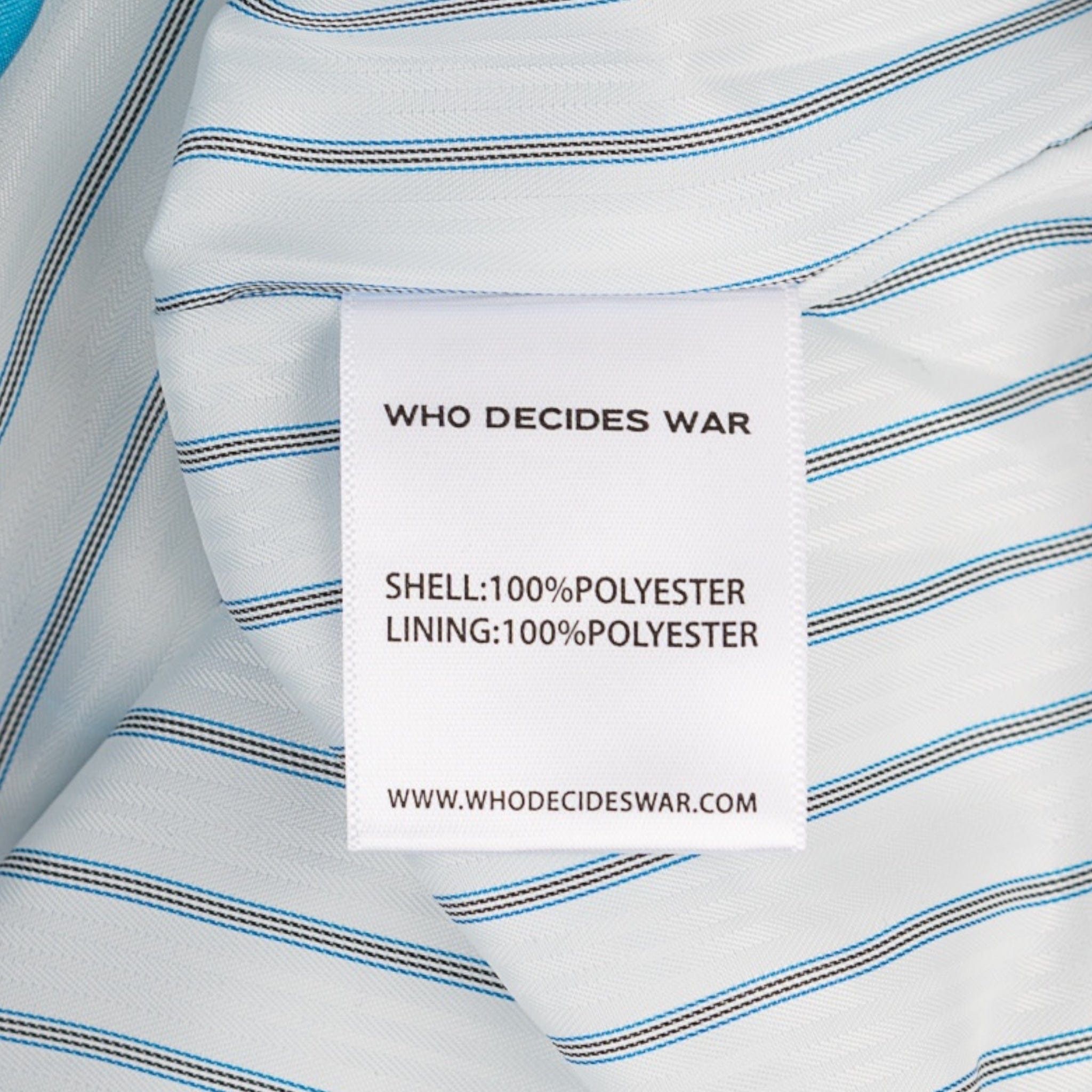 Who Decides War Global Grid Bomber Jacket Blue Multi Size US XL / EU 56 / 4 - 5 Thumbnail